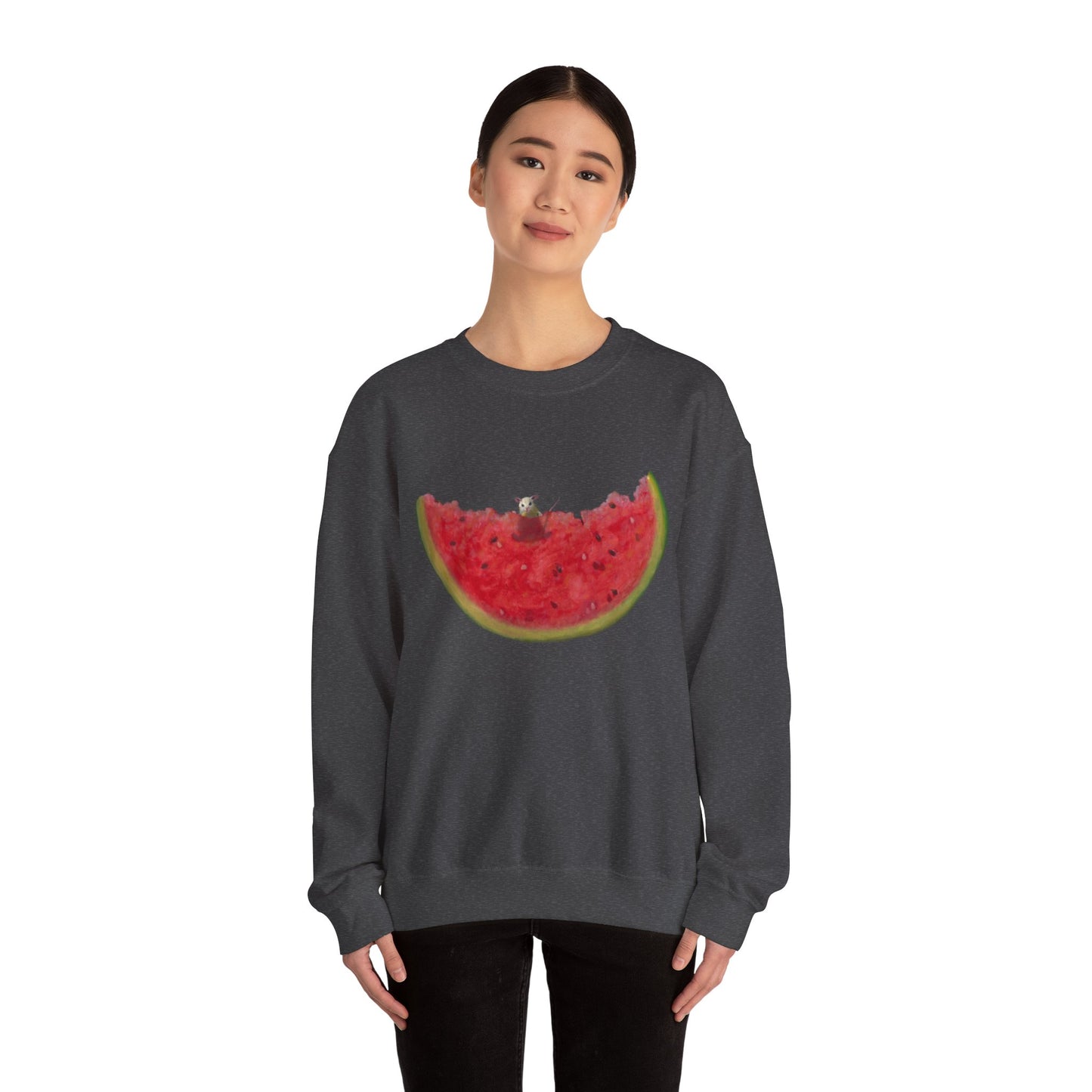 Stuart Dunkel: "Melon Lover" Crewneck Sweatshirt