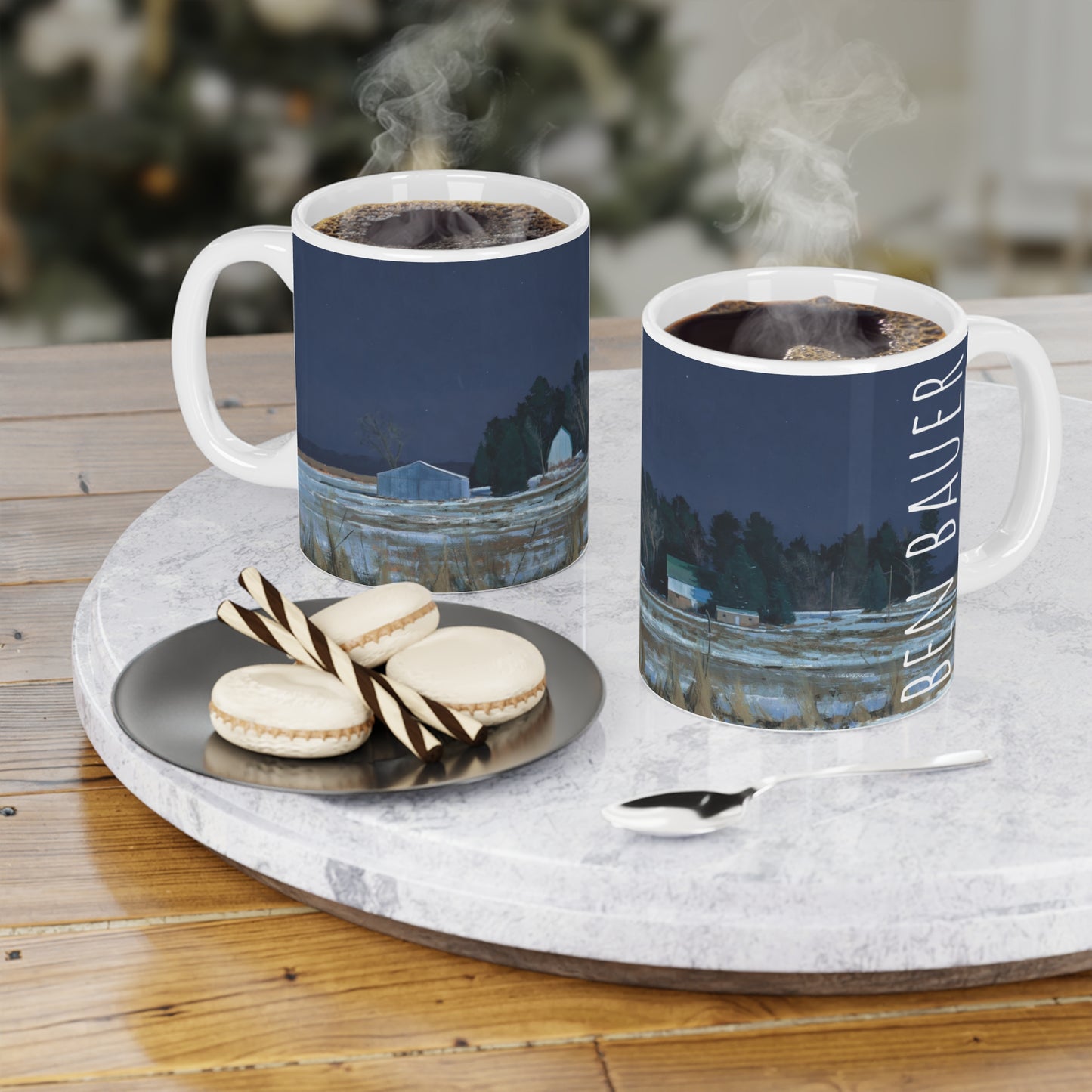 Ben Bauer: "Midnight at 20 Below" Ceramic Mug (11oz, 15oz, 20oz)