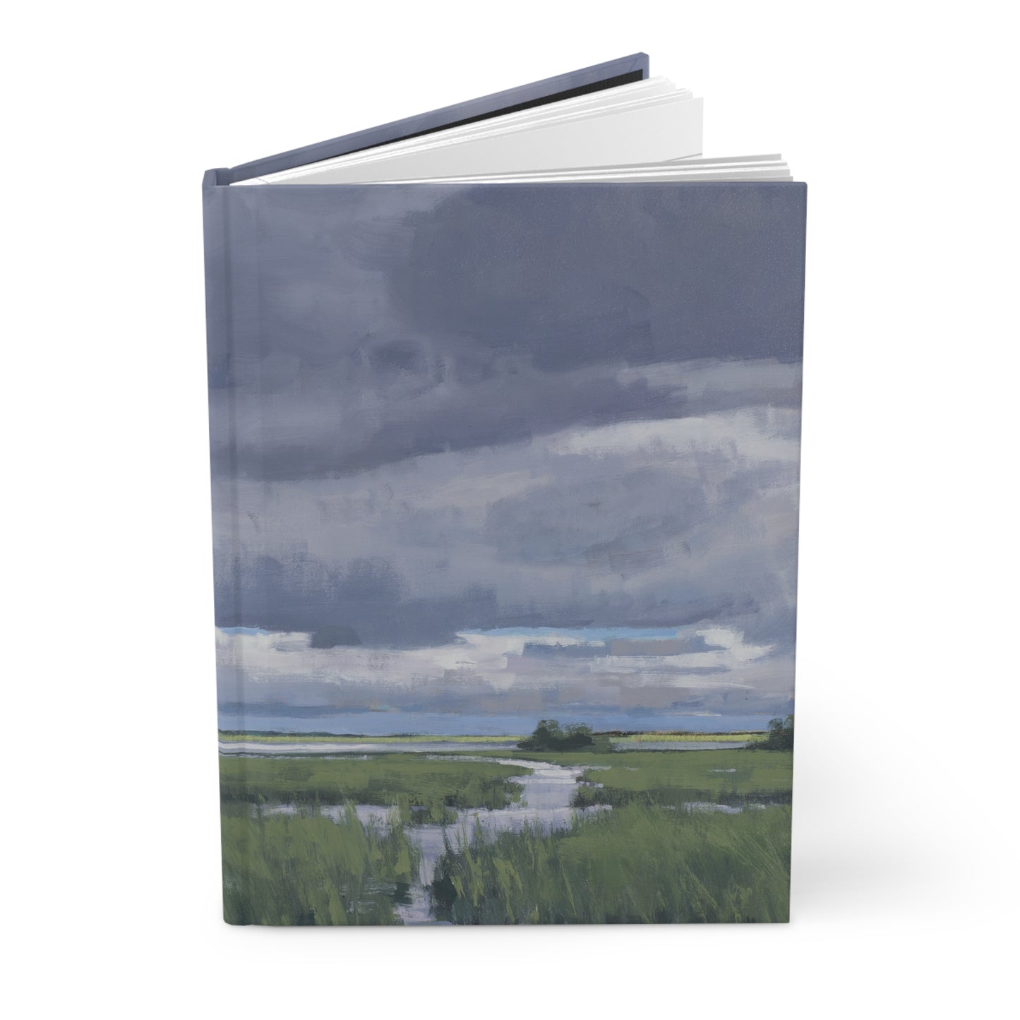 Ben Bauer: "May Storm over Glacial Lake, MN" - Hardcover Journal Matte