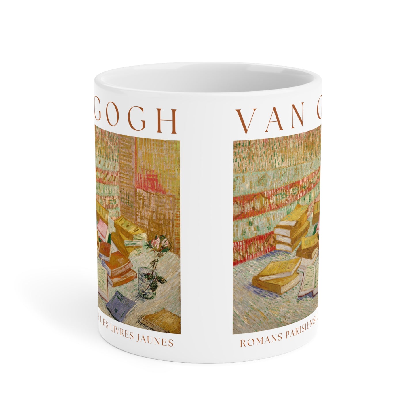 Vincent Van Gogh: "Romans Parisiens Les Livres Jaunes" Ceramic Mug (11oz\15oz\20oz)