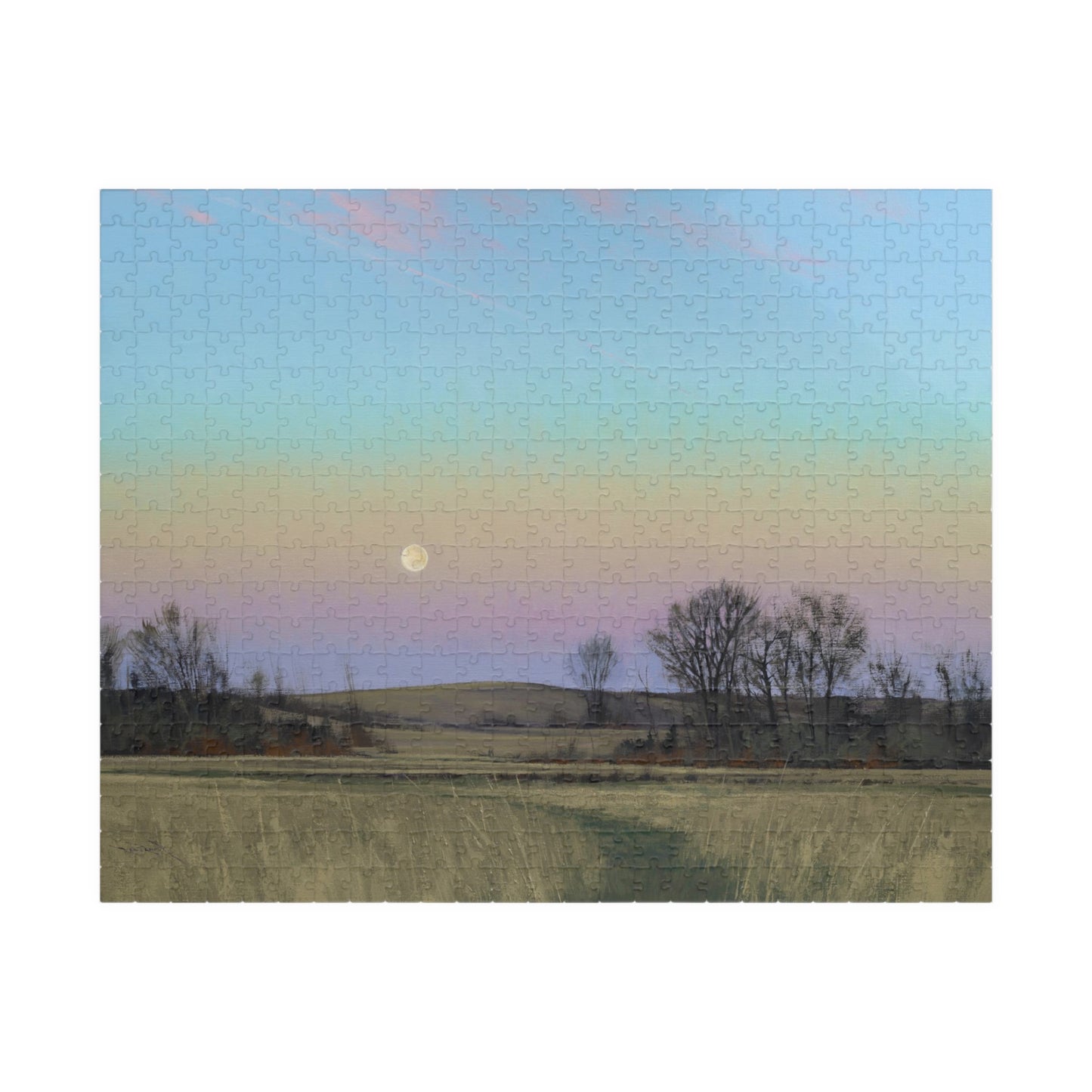 Ben Bauer: "Minnesota Glacial Lake Area at Dusk" Puzzle (500 & 1014 piece)