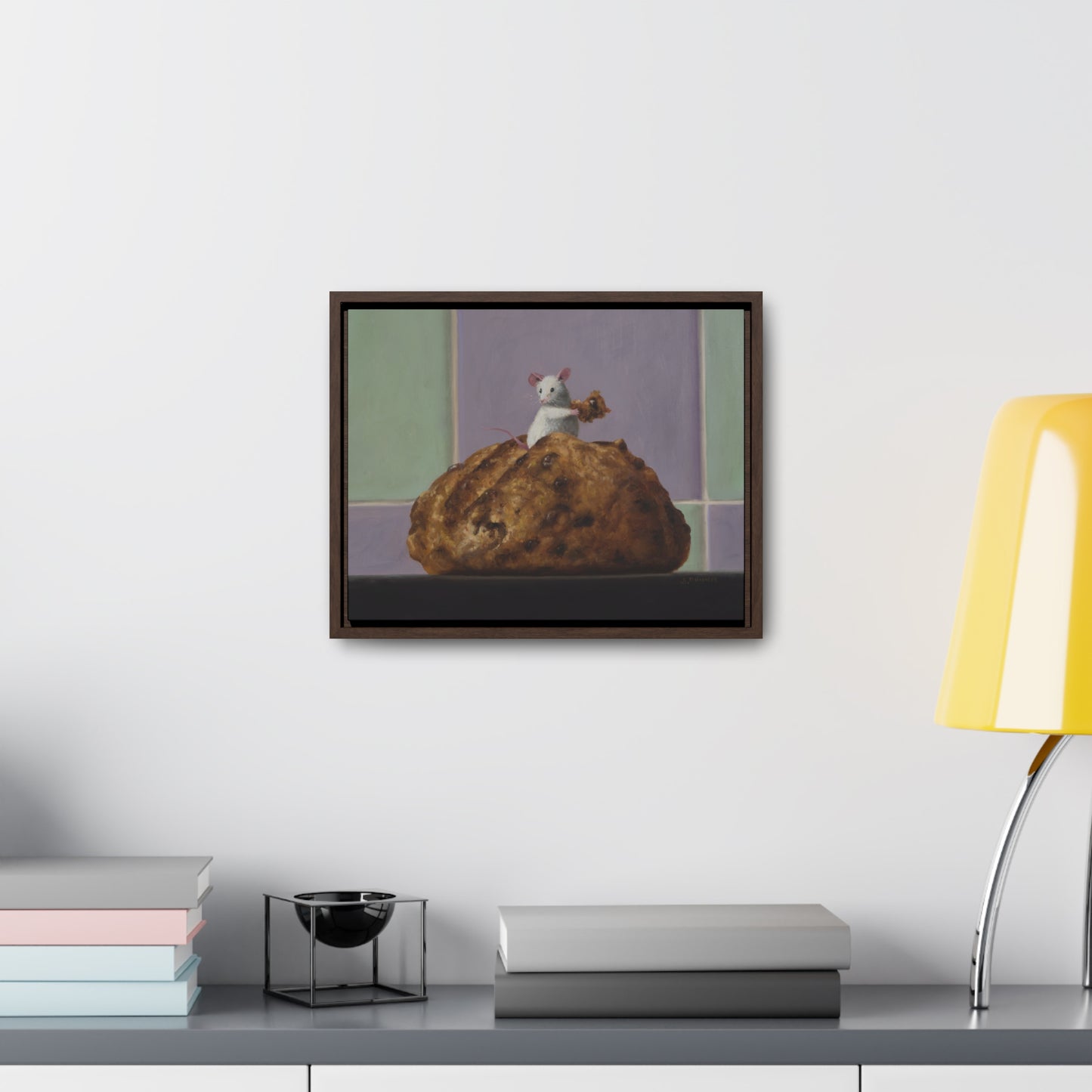 Stuart Dunkel: "Loafer" - Framed Canvas Reproductions