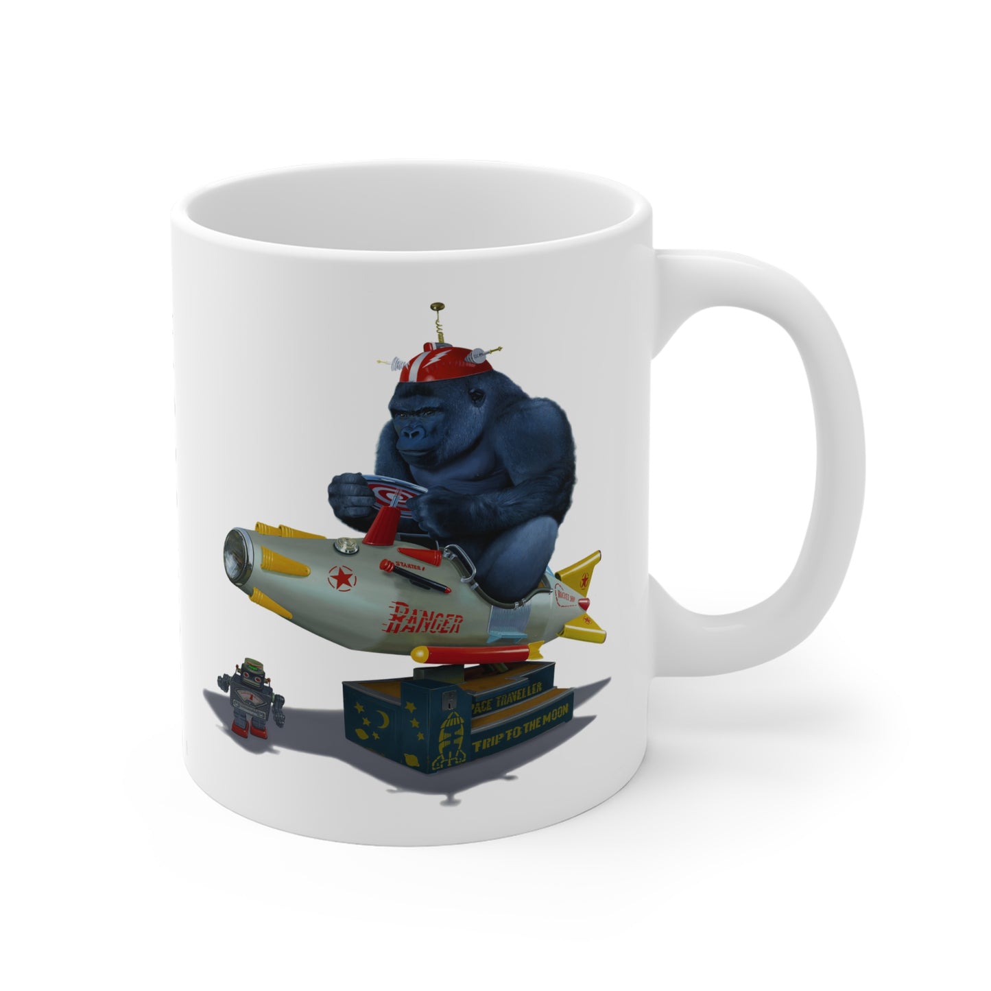 Tony South: "Destination Moon" Ceramic Mug (11oz\15oz\20oz)