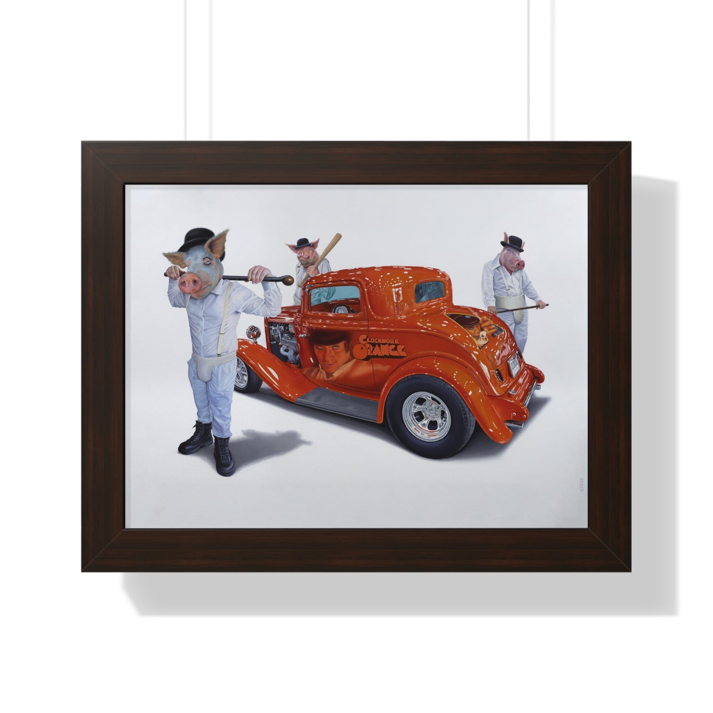 Tony South: "The Moloko Muscle" - Framed Print