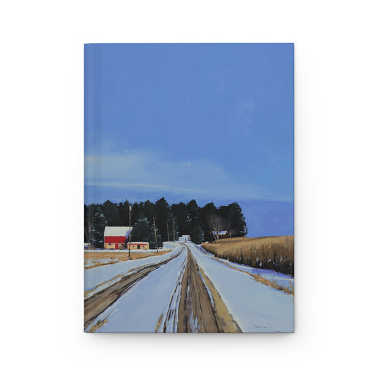 Ben Bauer: "County Road 4 Farmstead" - Hardcover Journal Matte