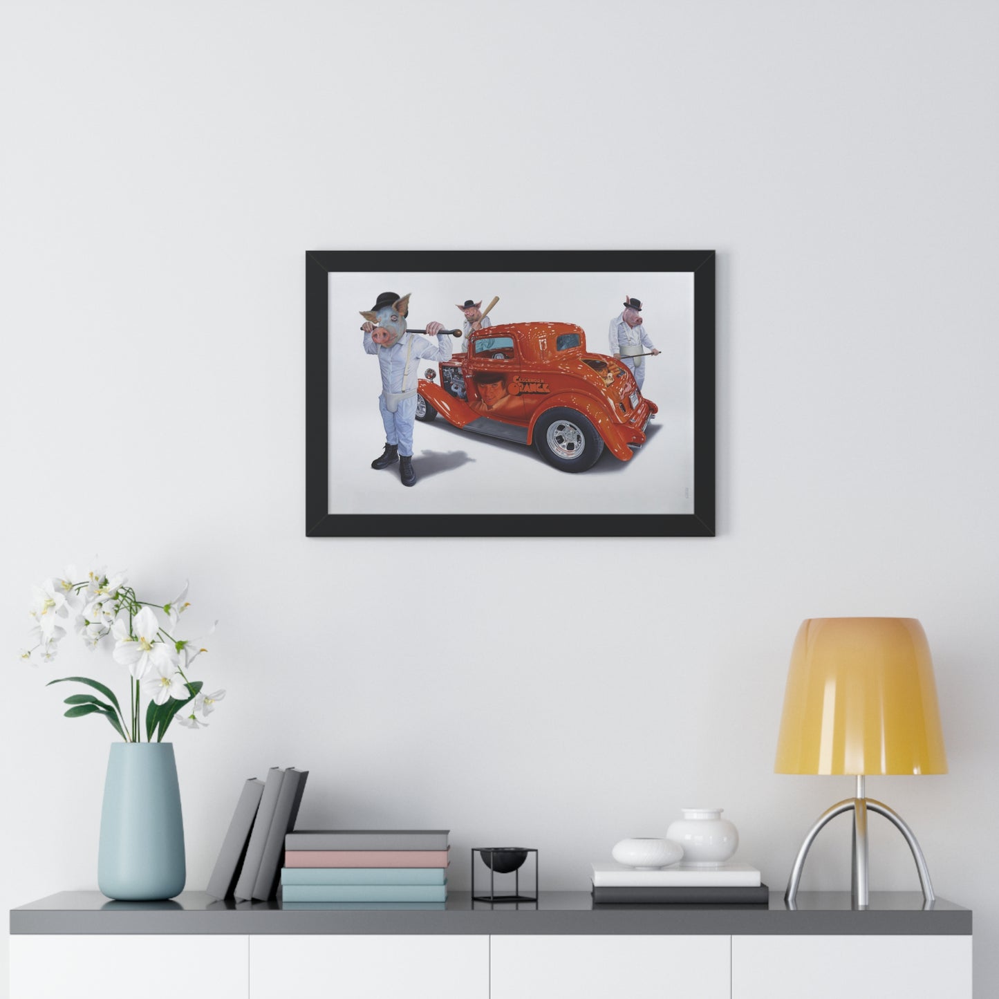 Tony South: "The Moloko Muscle" - Framed Print