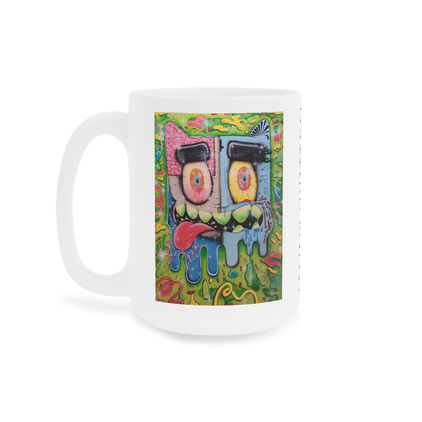 Lenny Vuitton: "Anatomy of the Holli Gan" Ceramic Mugs (The Art of Subversion)