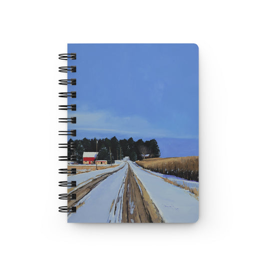 Ben Bauer: "Country Road 4 Farmstead" - Spiral Bound Journal