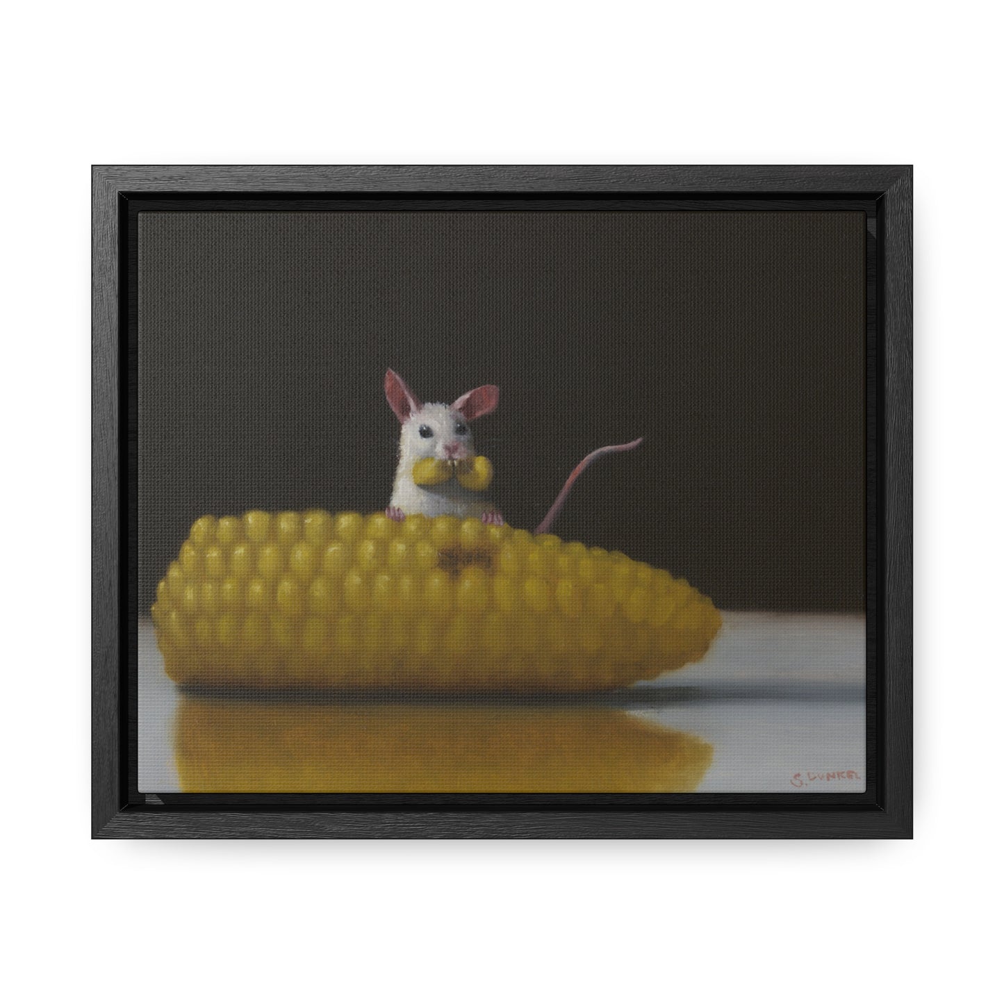 Stuart Dunkel's "Floss" - Framed Canvas Reproduction