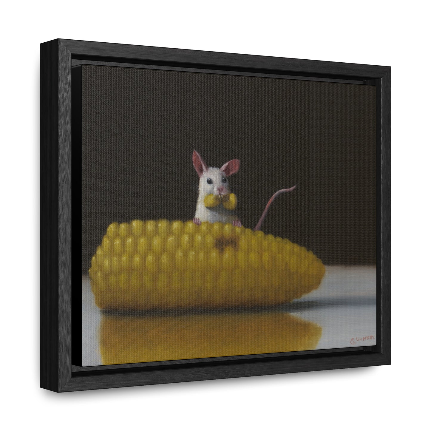 Stuart Dunkel's "Floss" - Framed Canvas Reproduction