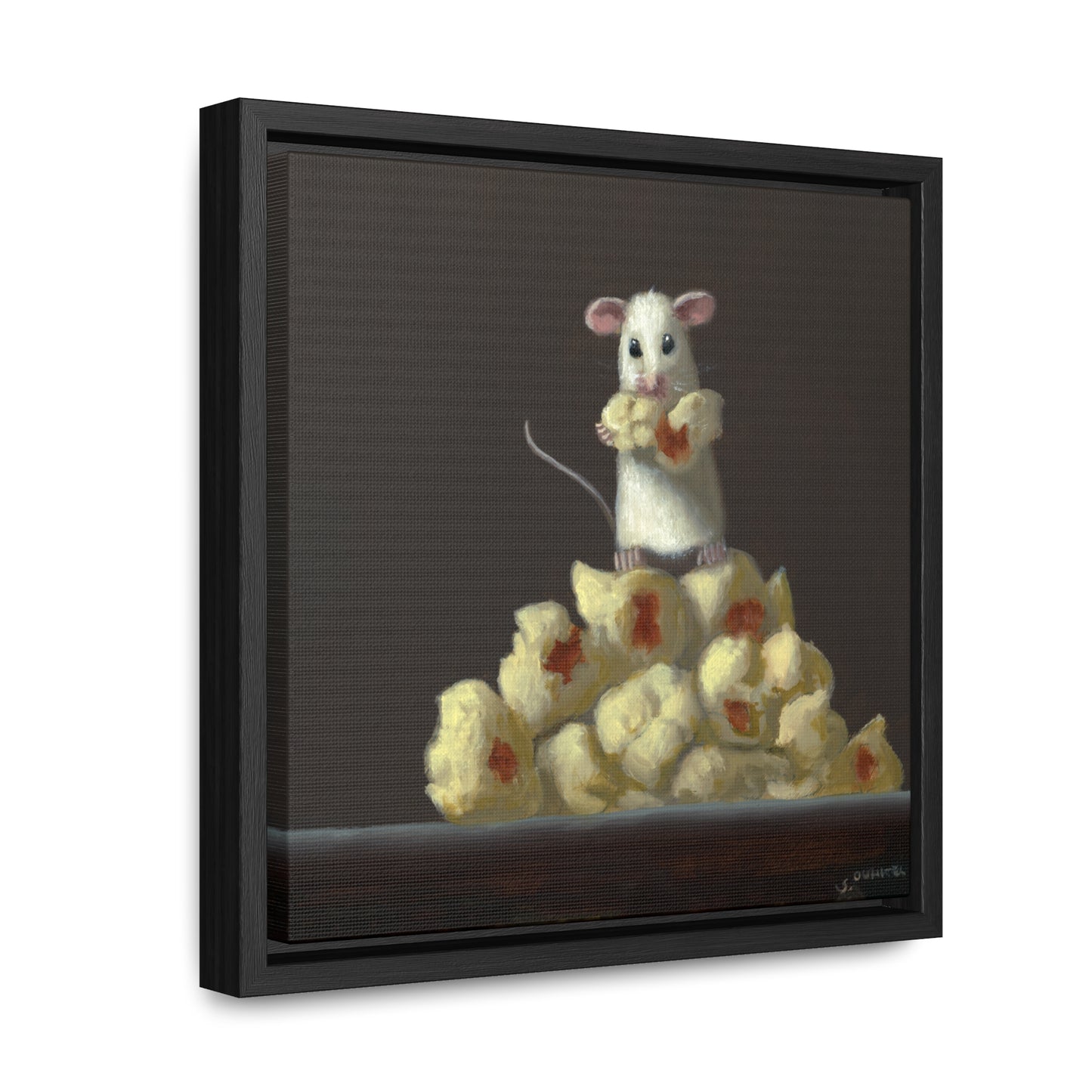 Stuart Dunkel: "More Butter" - Framed Canvas Reproduction