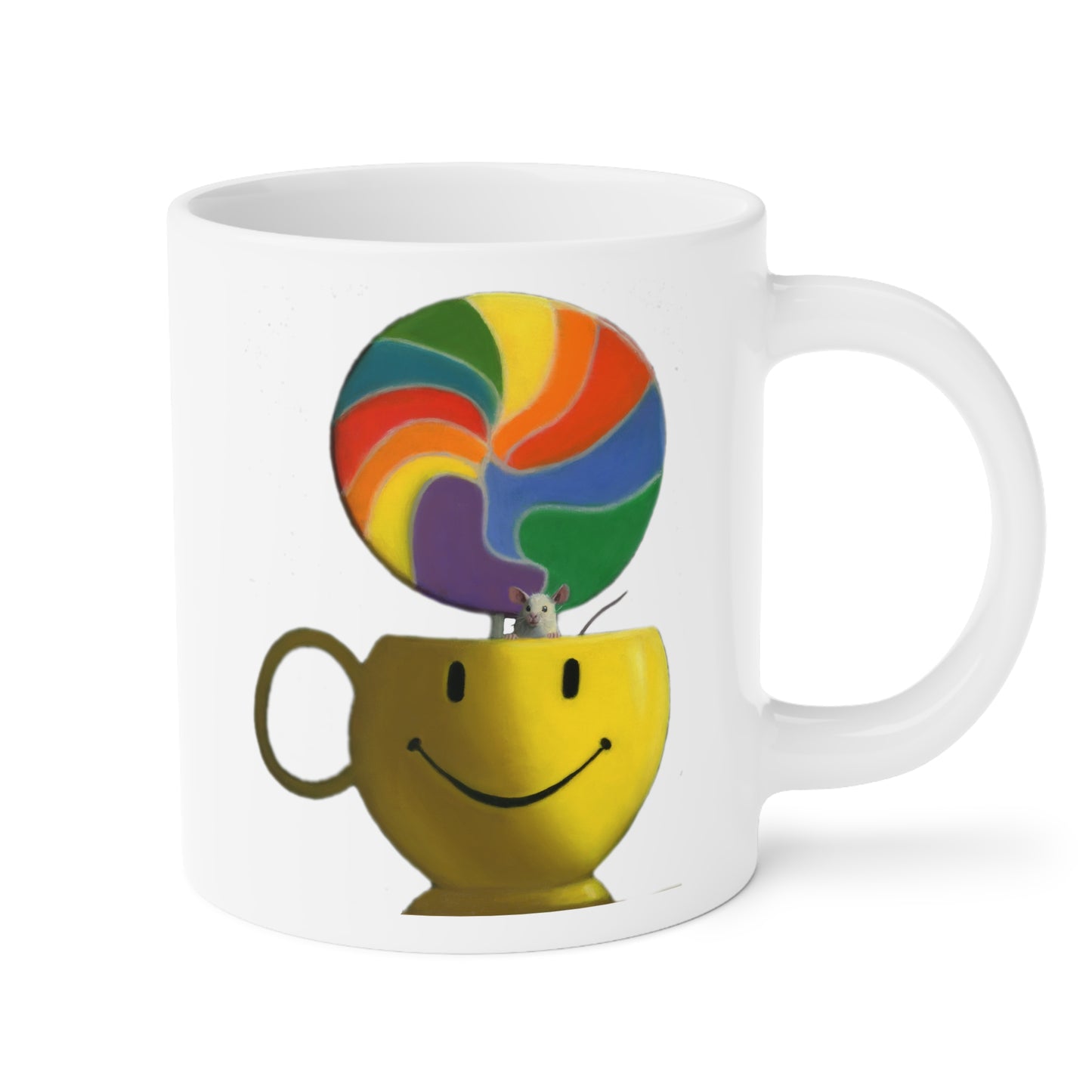 Stuart Dunkel: "Be Happy" Ceramic Mug (11oz\15oz\20oz)