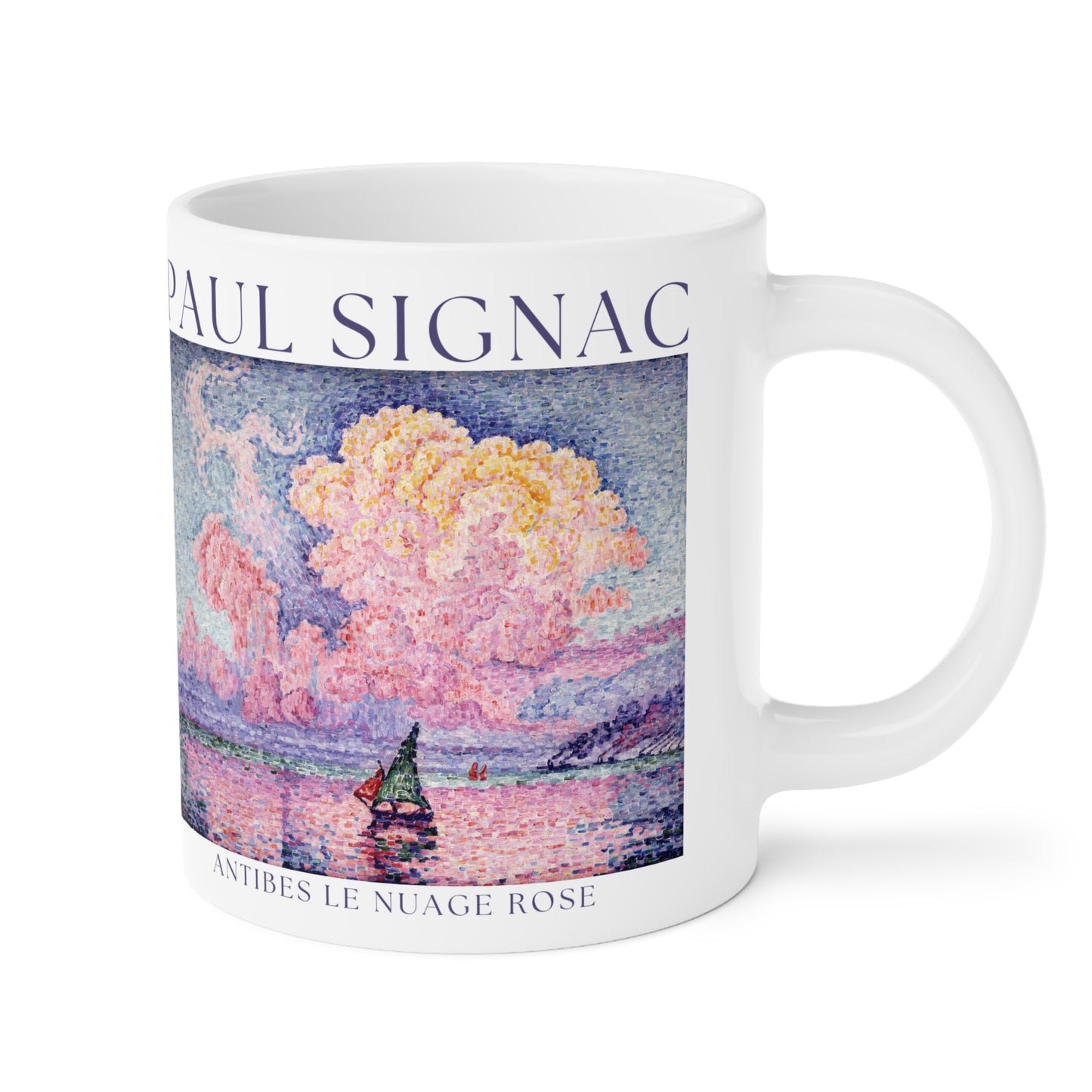 Paul Signac: "Antibes Le Nuage Rose" Ceramic Mug (11oz\15oz\20oz)