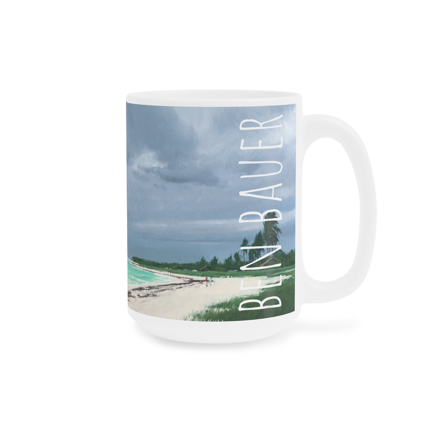 Ben Bauer: "Sandspur Beach, Florida" Ceramic Mug (11oz, 15oz, 20oz)