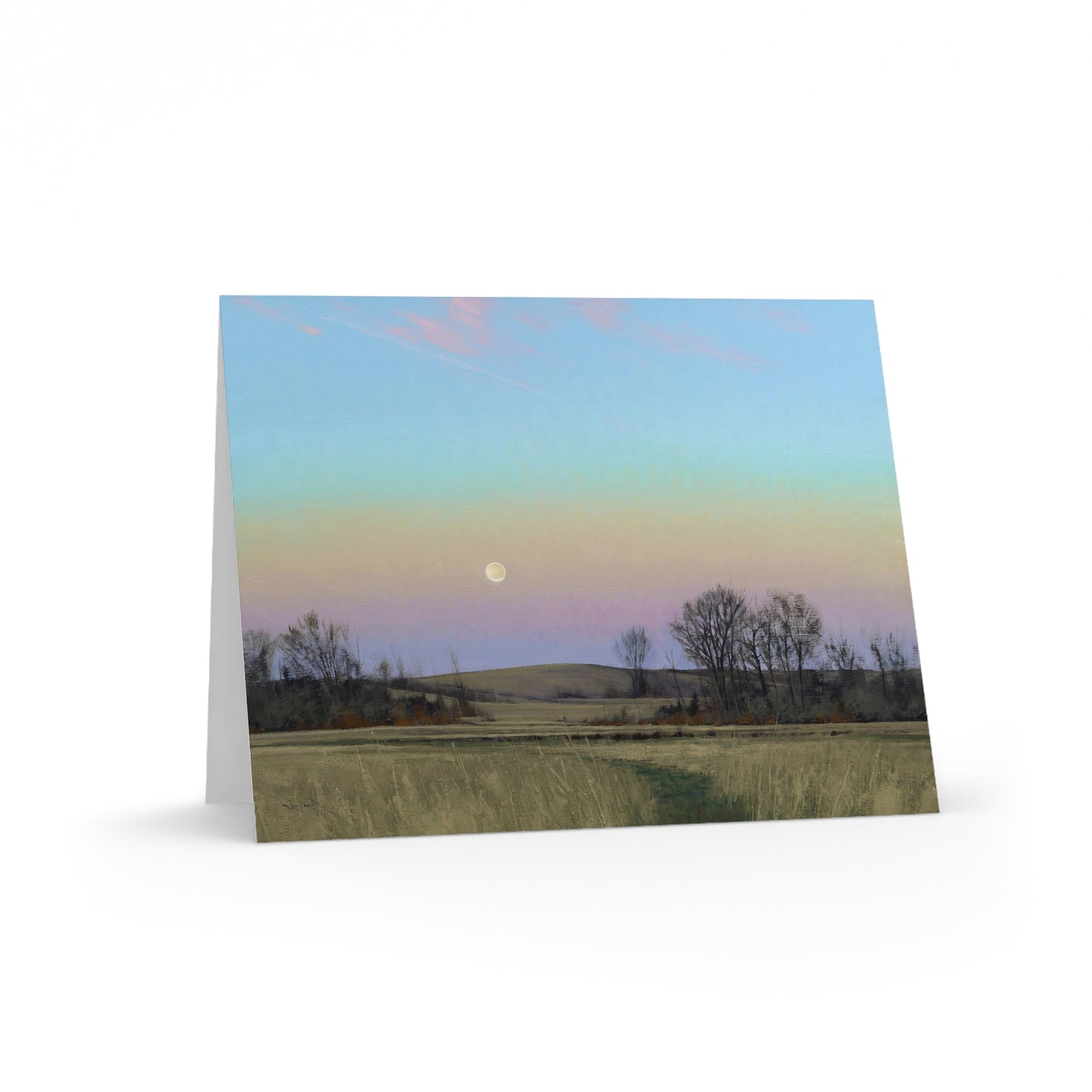 Ben Bauer: "Minnesota Glacial Lake Area at Dusk" - Greeting Cards (8, 16, and 24 pcs)