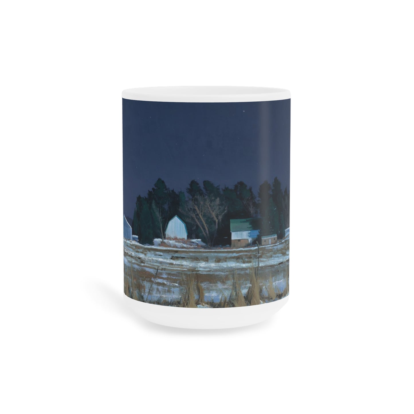 Ben Bauer: "Midnight at 20 Below" Ceramic Mug (11oz, 15oz, 20oz)