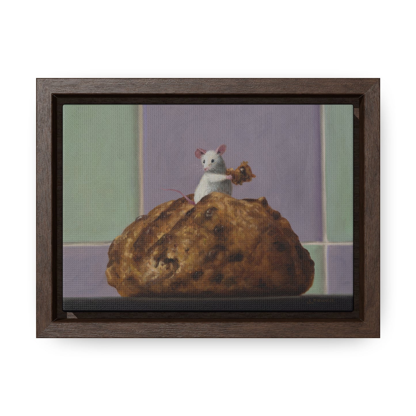 Stuart Dunkel: "Loafer" - Framed Canvas Reproductions
