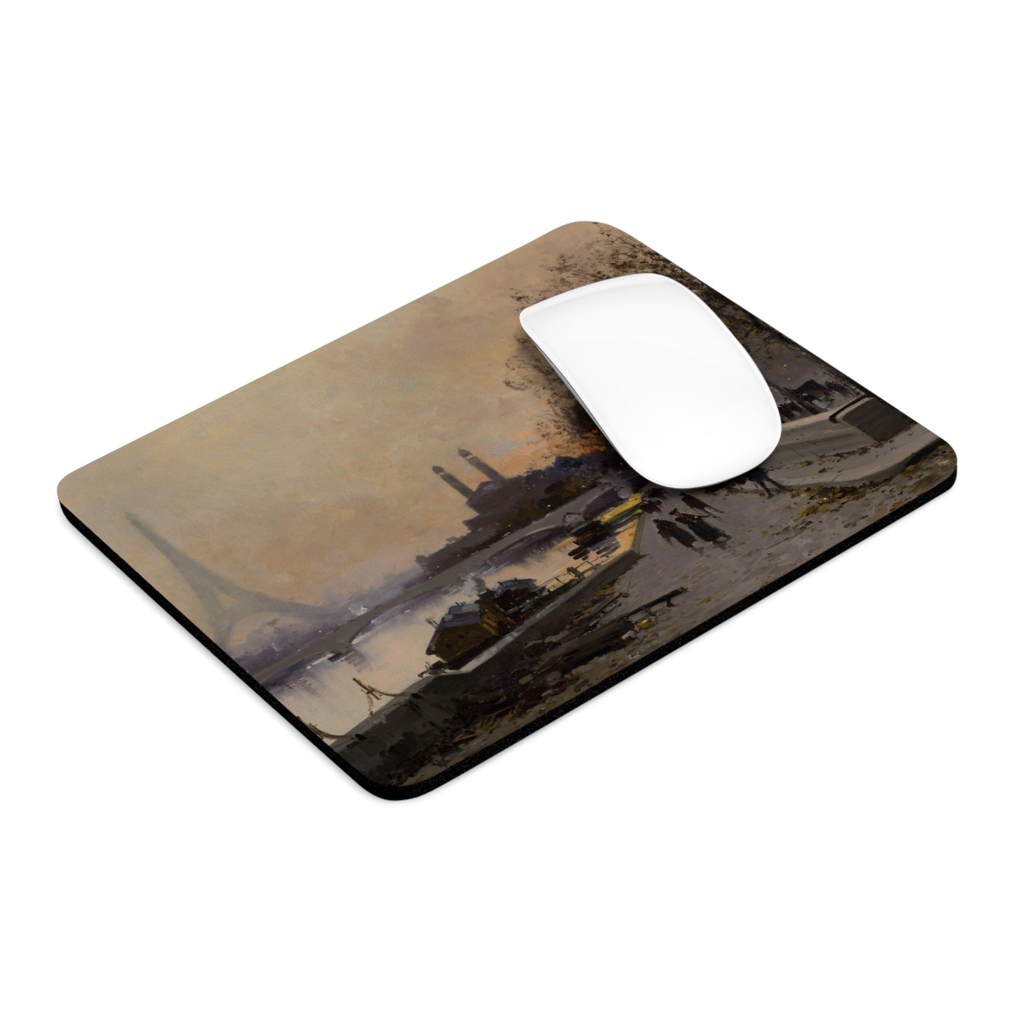 Eugene Galien-Laloue: "Au bord de la Seine" – Mouse Pad