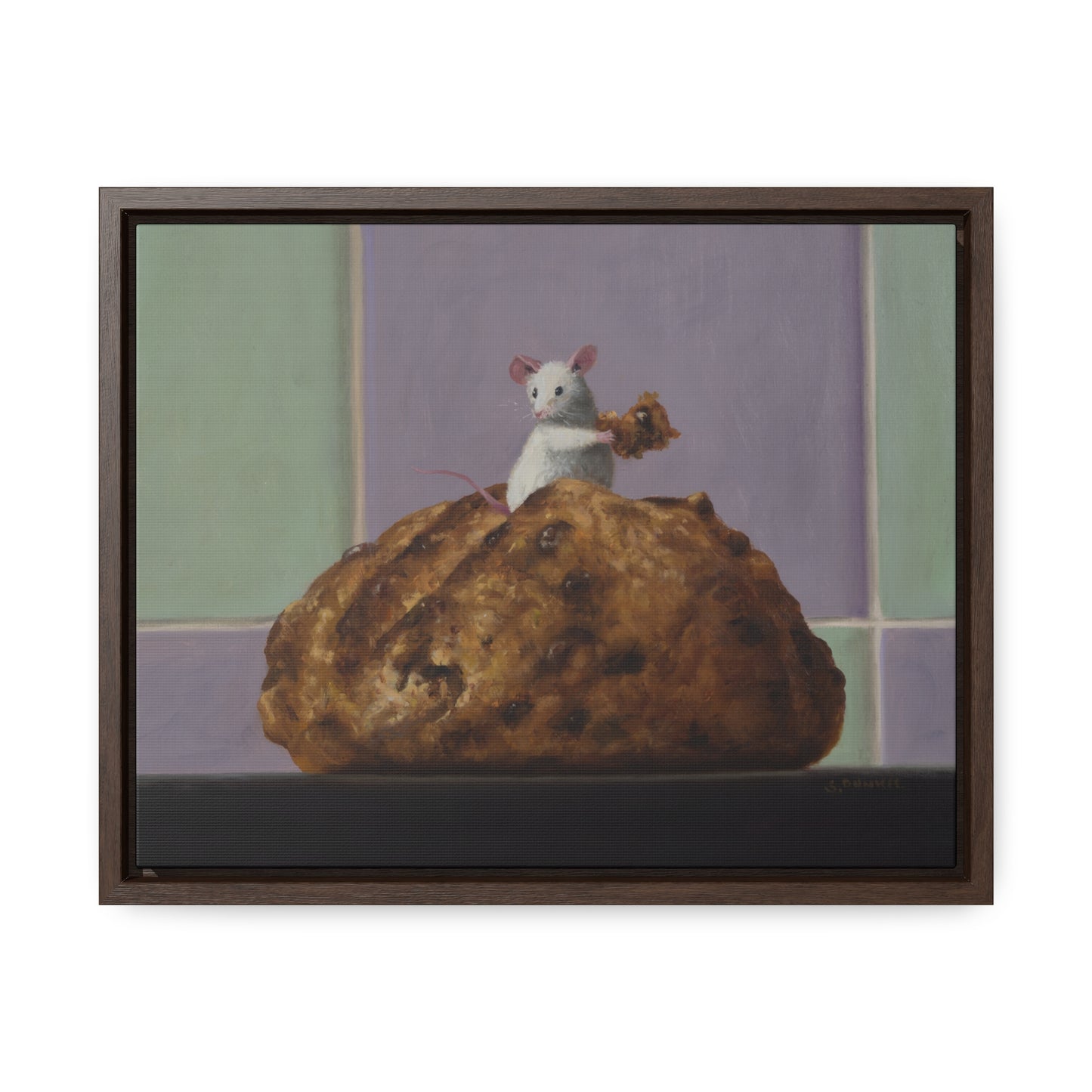 Stuart Dunkel: "Loafer" - Framed Canvas Reproductions