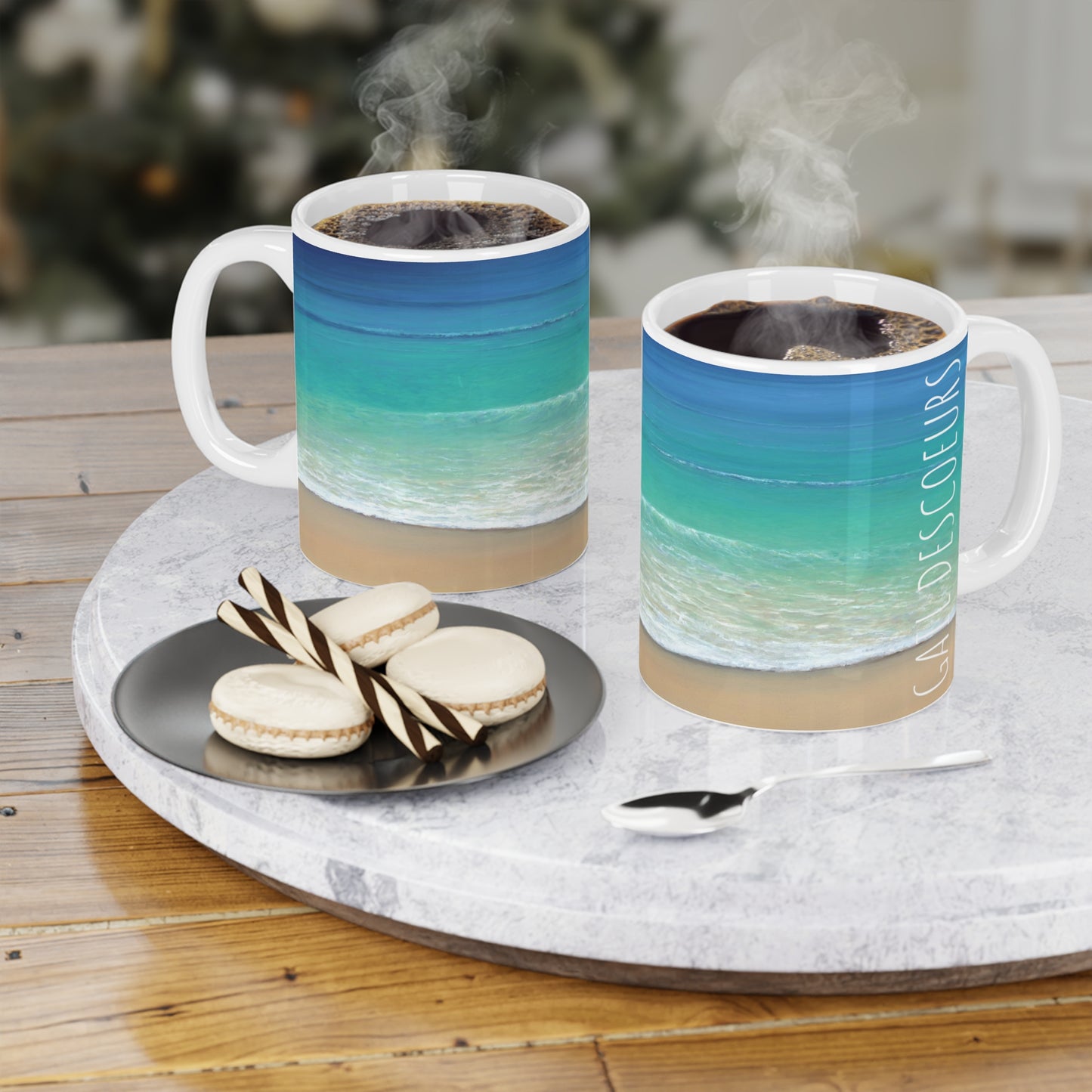 Gail Descoeurs: "Mysterious Sea" Ceramic Mug (11oz\15oz\20oz)