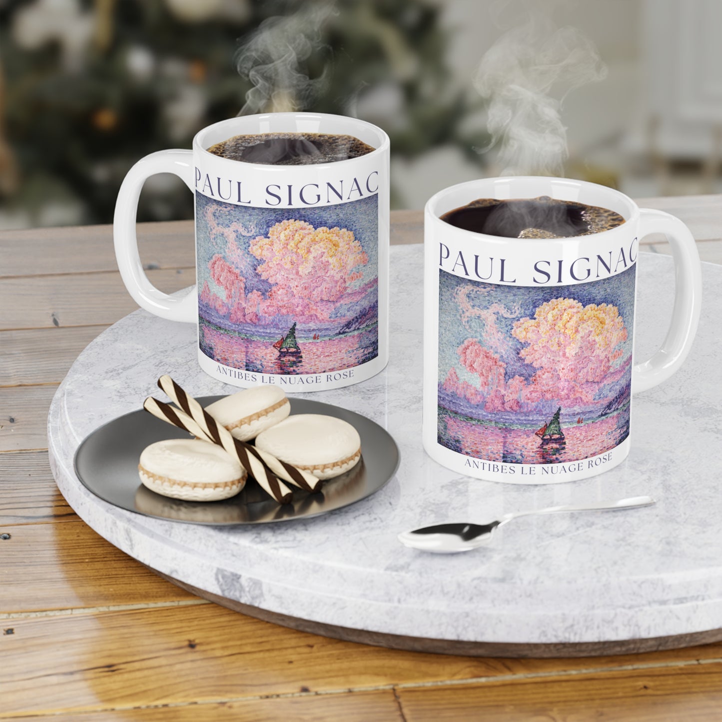 Paul Signac: "Antibes Le Nuage Rose" Ceramic Mug (11oz\15oz\20oz)