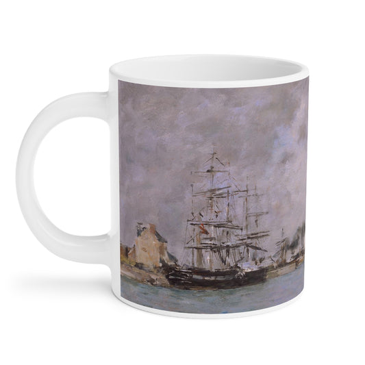 Eugene Boudin: "Deauville, le bassin" Ceramic Mug (11oz\15oz\20oz)