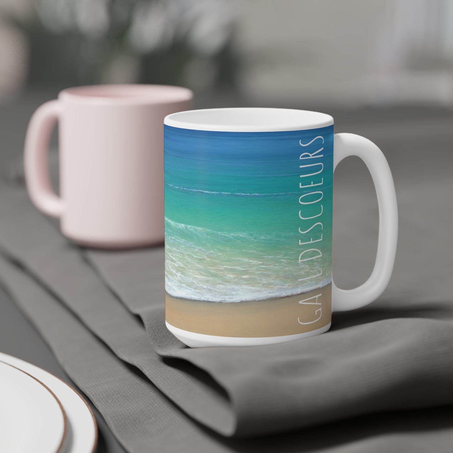 Gail Descoeurs: "Mysterious Sea" Ceramic Mug (11oz\15oz\20oz)