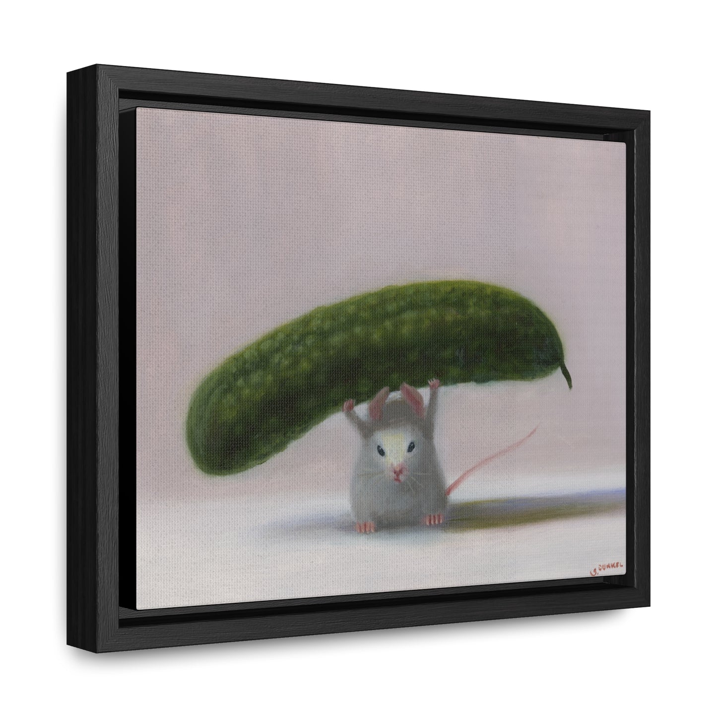 Stuart Dunkel: "Obsessed" - Framed Canvas Reproduction