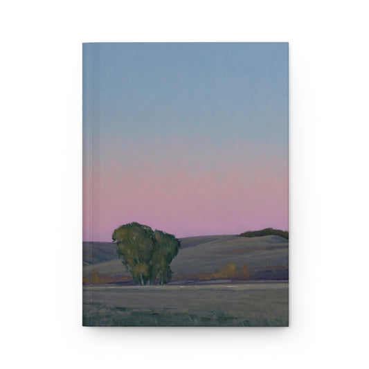 Ben Bauer: "Moonrise Lowry, MN" - Hardcover Journal Matte