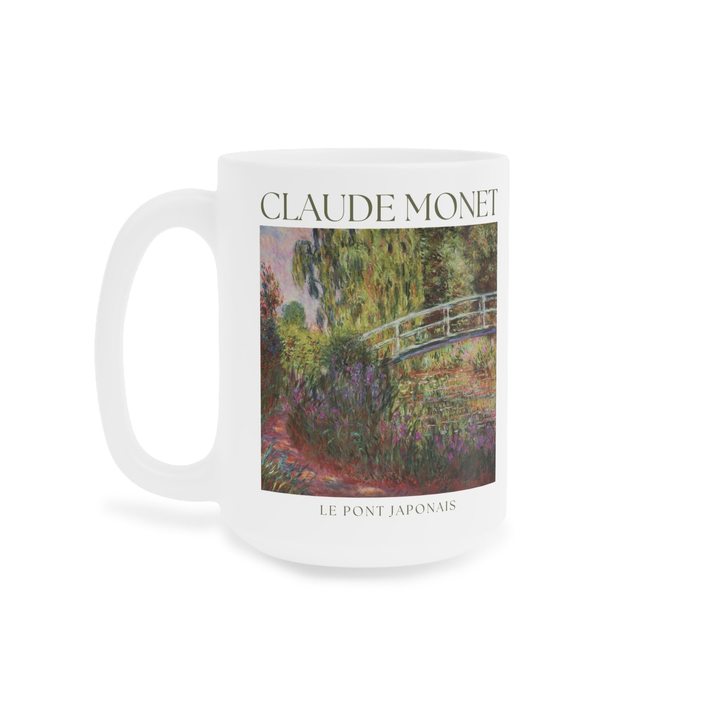 Claude Monet: "Le Pont Japonais" Ceramic Mug (11oz\15oz\20oz)