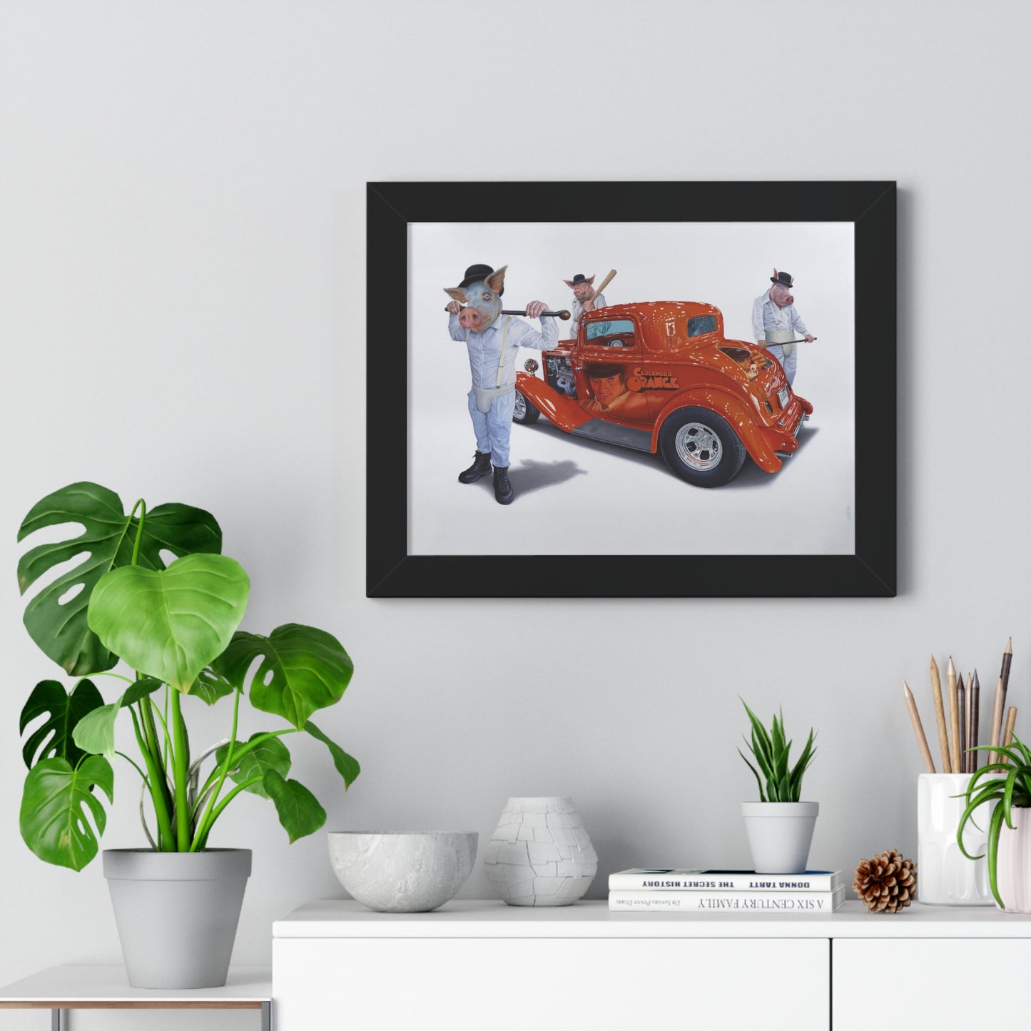 Tony South: "The Moloko Muscle" - Framed Print