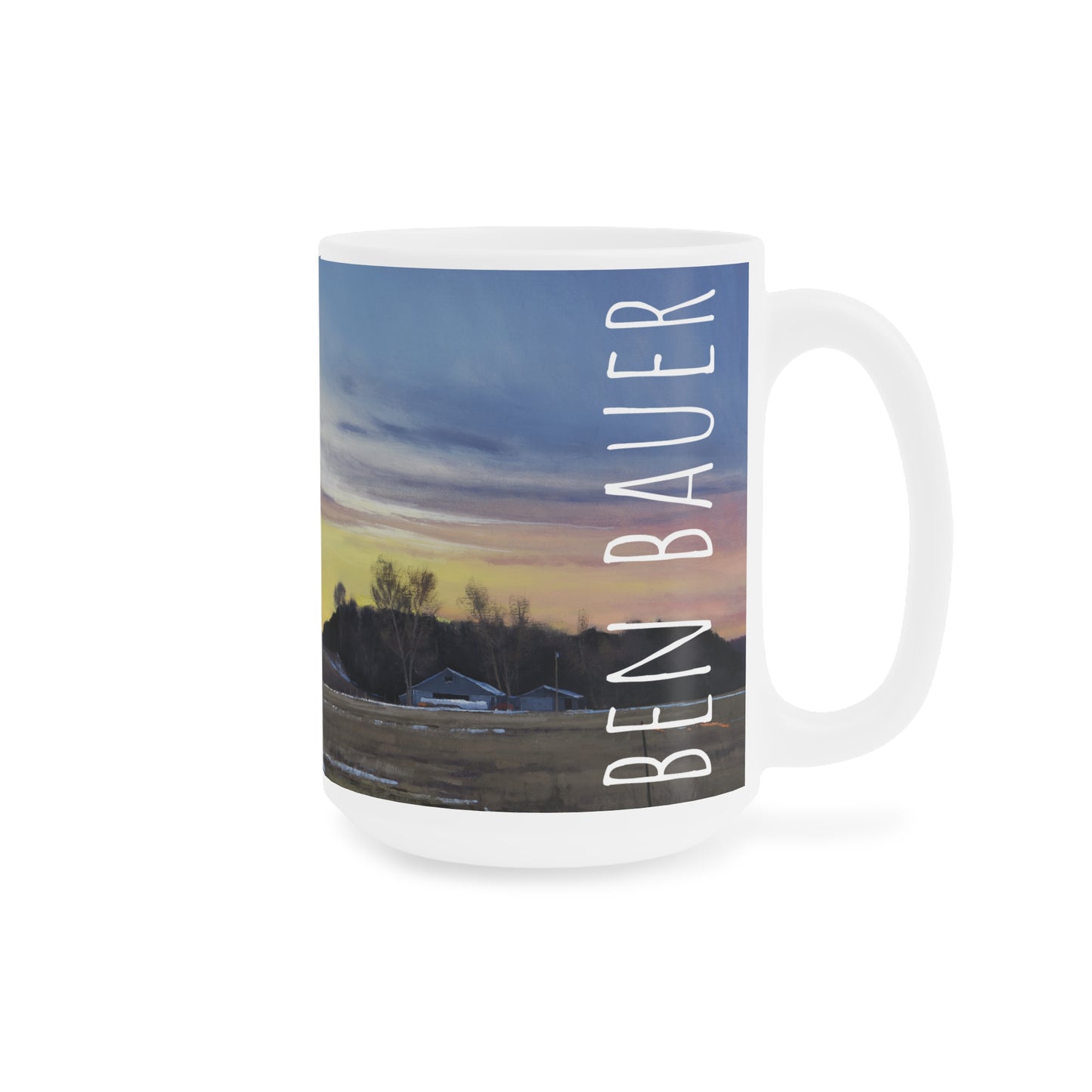 Ben Bauer: "St. Croix Valley Sunset" Ceramic Mug (11oz, 15oz, 20oz)