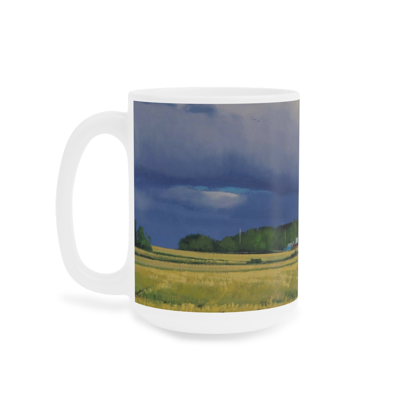 Ben Bauer: "September Fields, Lowry MN" Ceramic Mug (11oz, 15oz, 20oz)