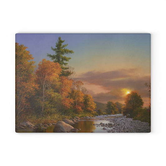 Andrew Orr: "An Autumn Canticle" - Glass Cutting Board