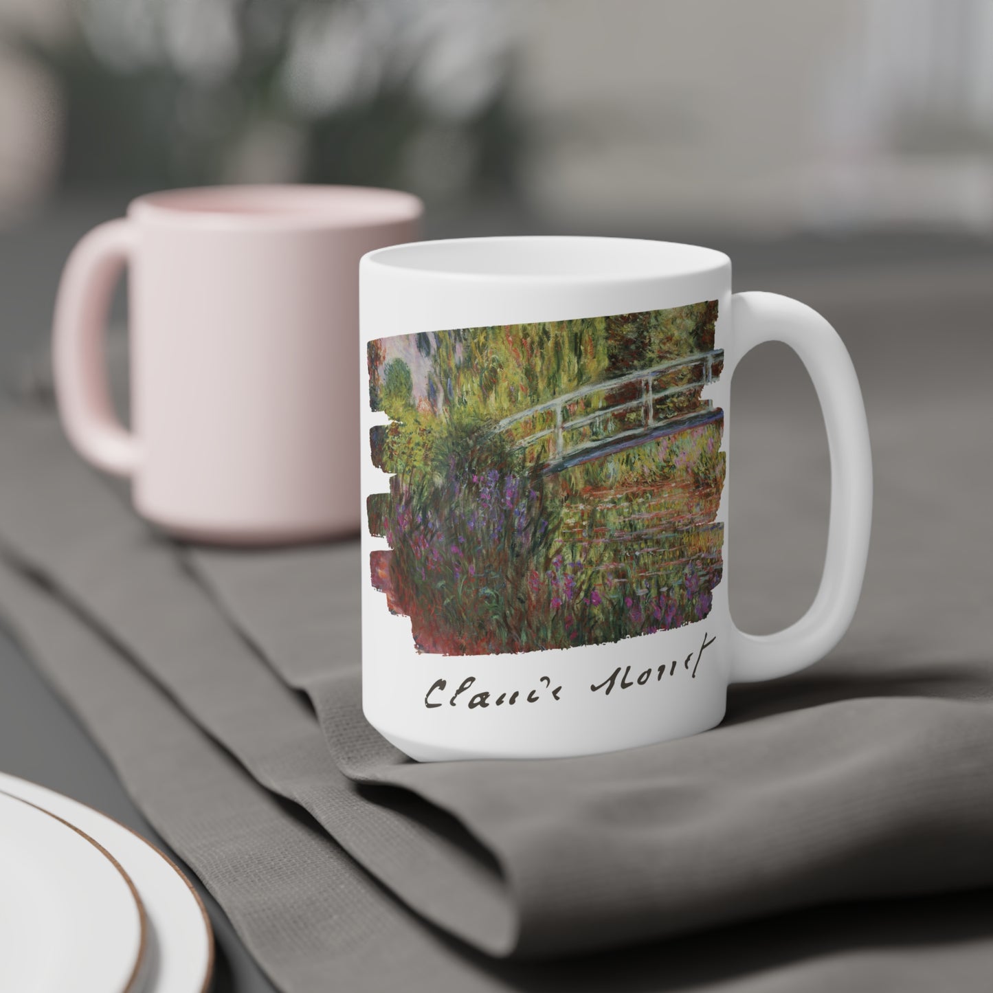 Claude Monet: "Le Pont Japonais 2" Ceramic Mug (11oz\15oz\20oz)