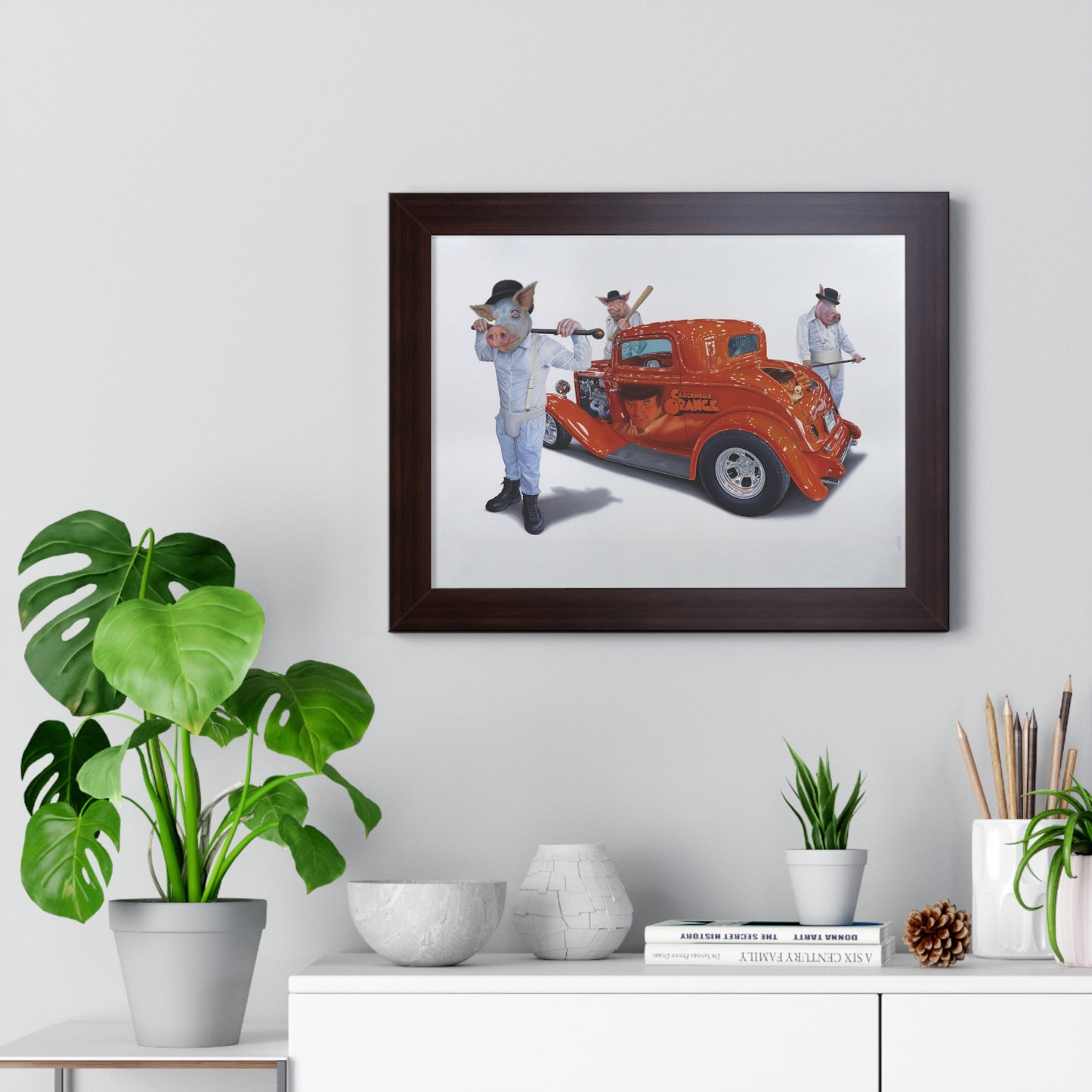 Tony South: "The Moloko Muscle" - Framed Print