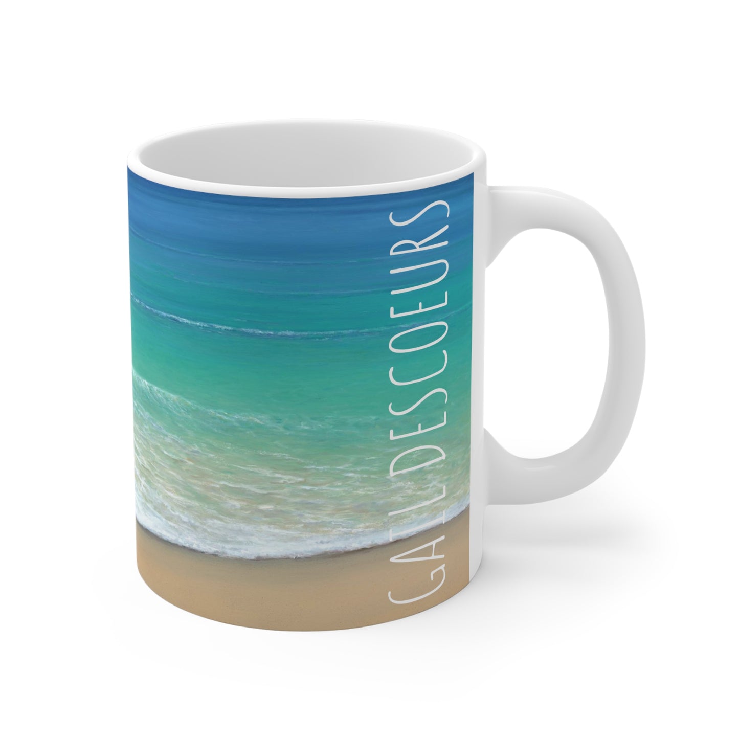 Gail Descoeurs: "Mysterious Sea" Ceramic Mug (11oz\15oz\20oz)