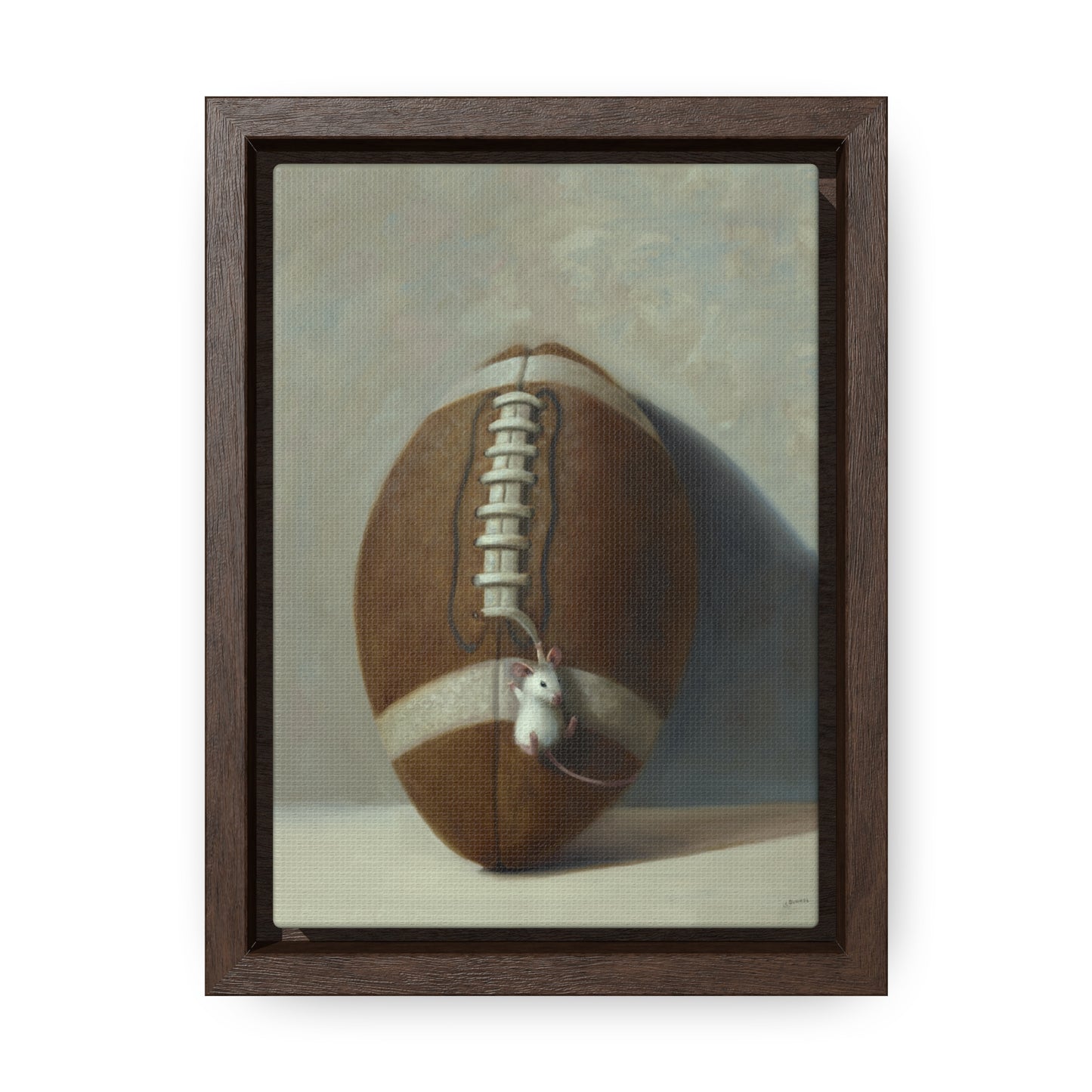 Stuart Dunkel: "Off Side" - Framed Canvas Reproduction