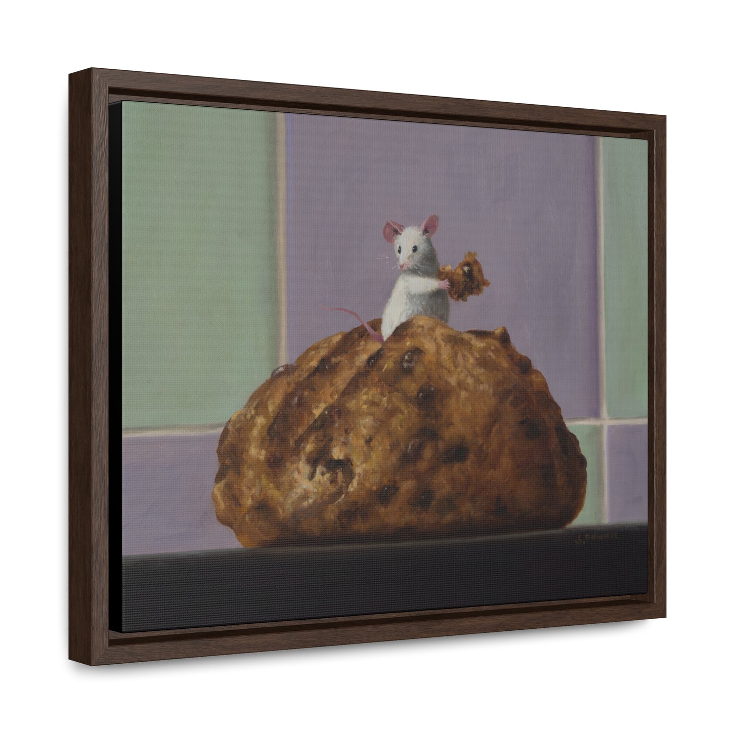 Stuart Dunkel: "Loafer" - Framed Canvas Reproductions