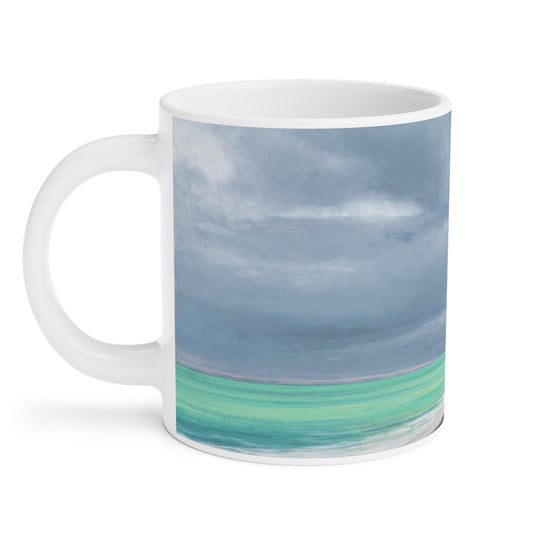 Ben Bauer: "Sandspur Beach, Florida" Ceramic Mug (11oz, 15oz, 20oz)