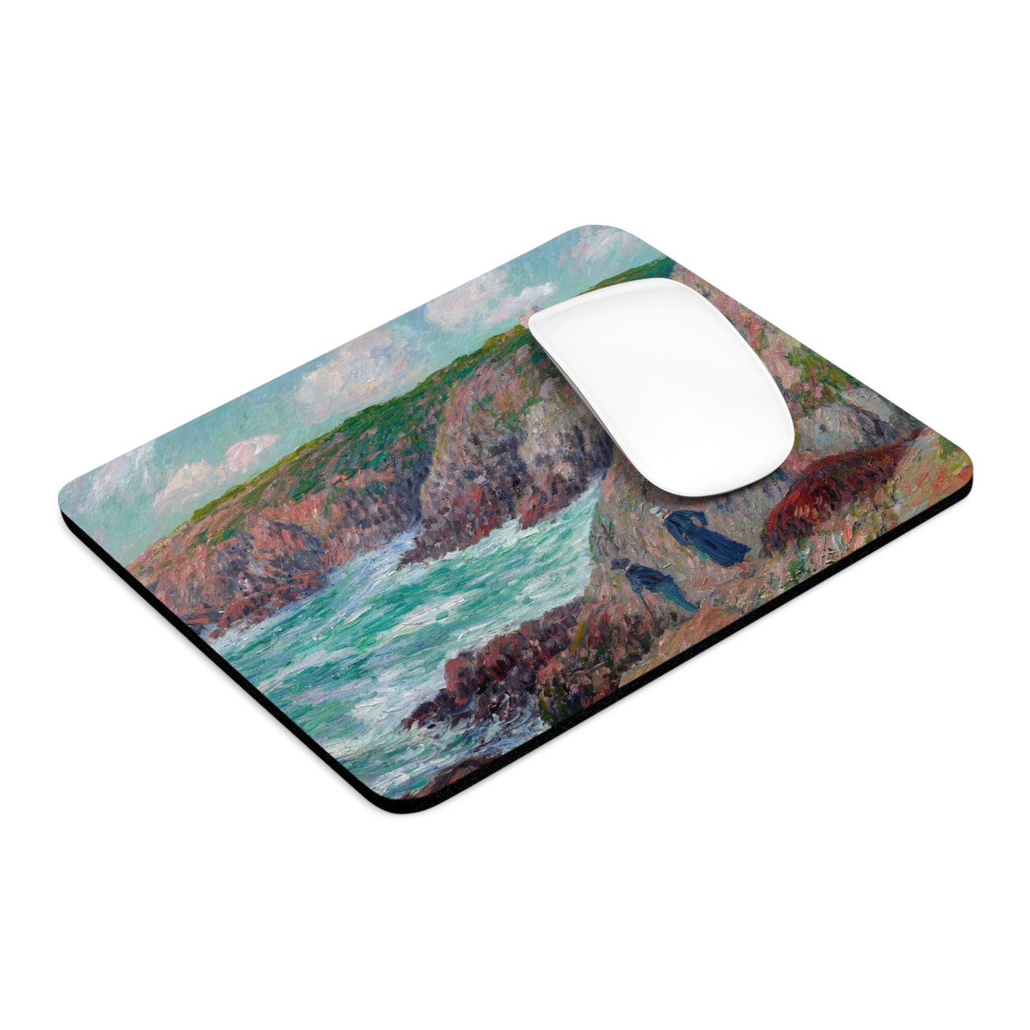 Henry Moret: "Falaises à Moëlan, Finistère" – Mouse Pad