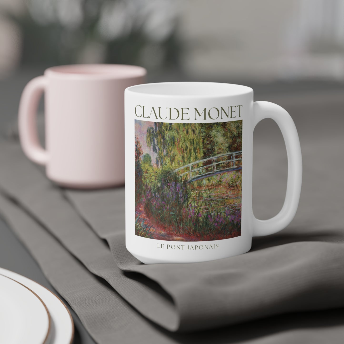 Claude Monet: "Le Pont Japonais" Ceramic Mug (11oz\15oz\20oz)