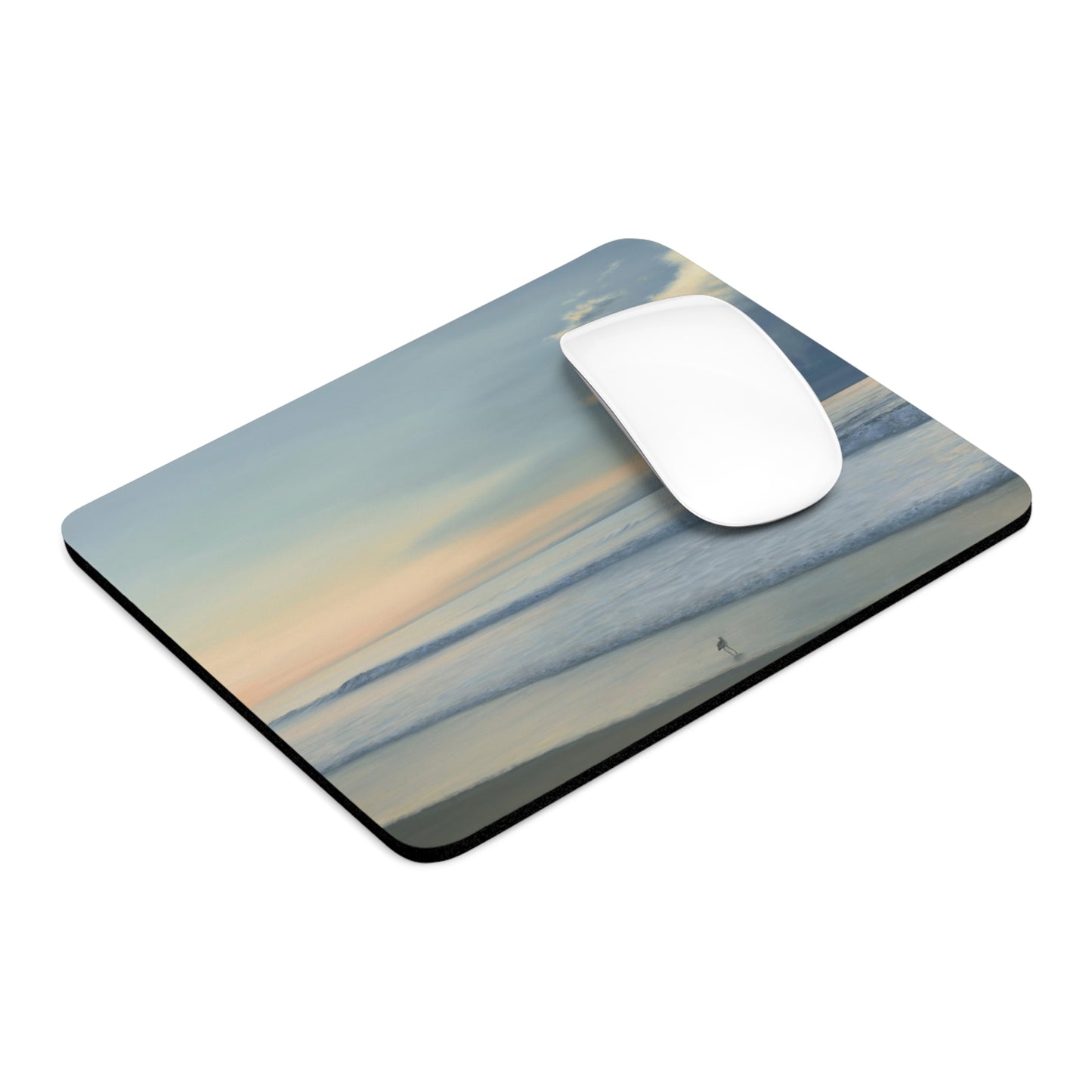 Gail Descoeurs: "The Sea and the Sandpiper" – Mouse Pad