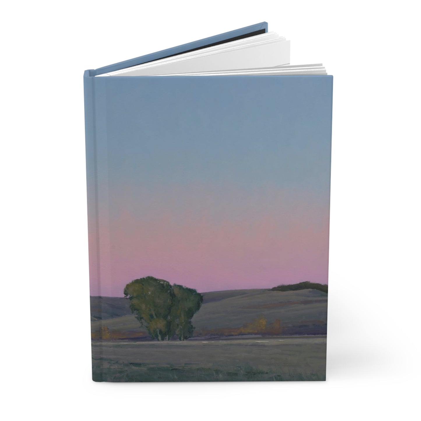 Ben Bauer: "Moonrise Lowry, MN" - Hardcover Journal Matte