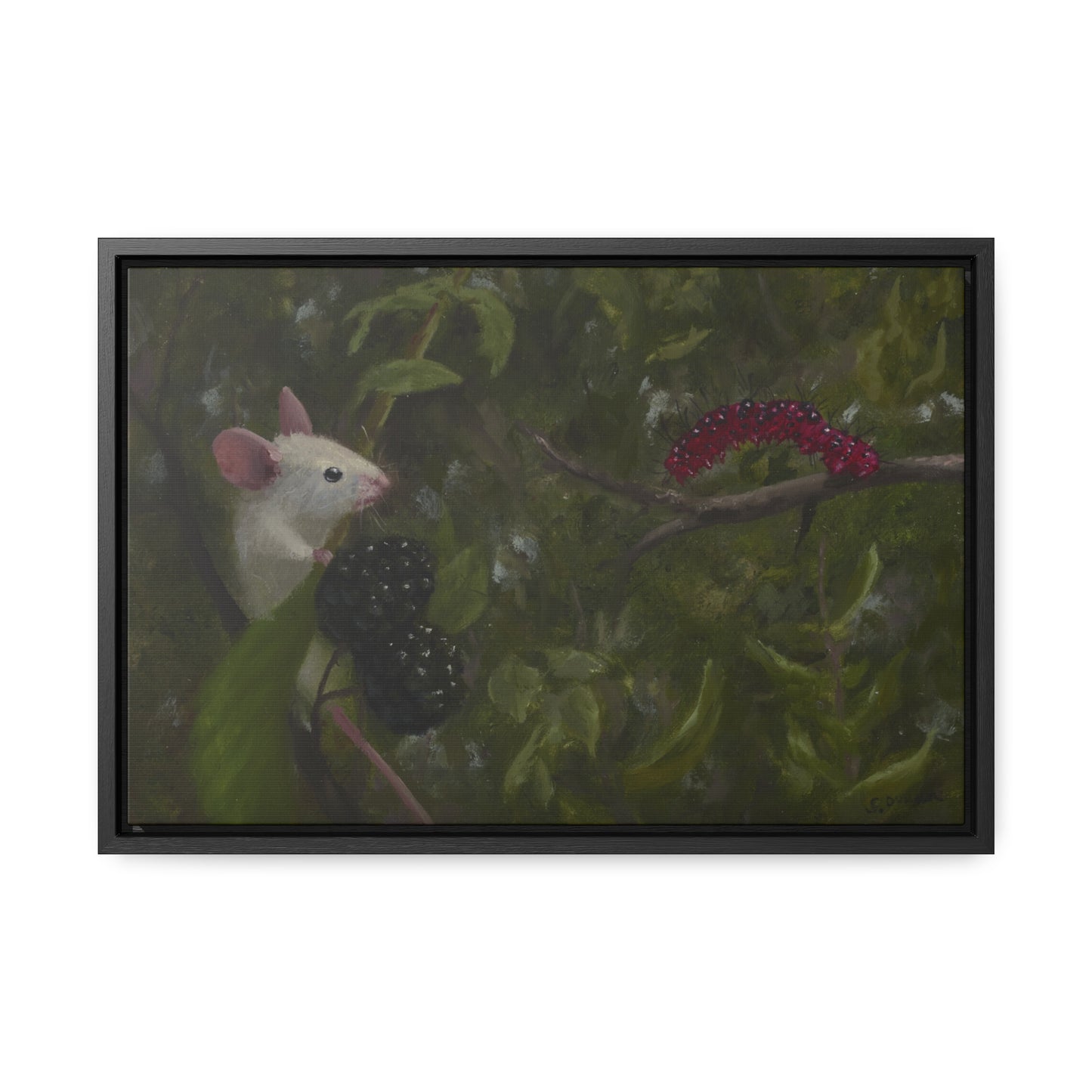 Stuart Dunkel: "Rivals" - Framed Canvas Reproduction