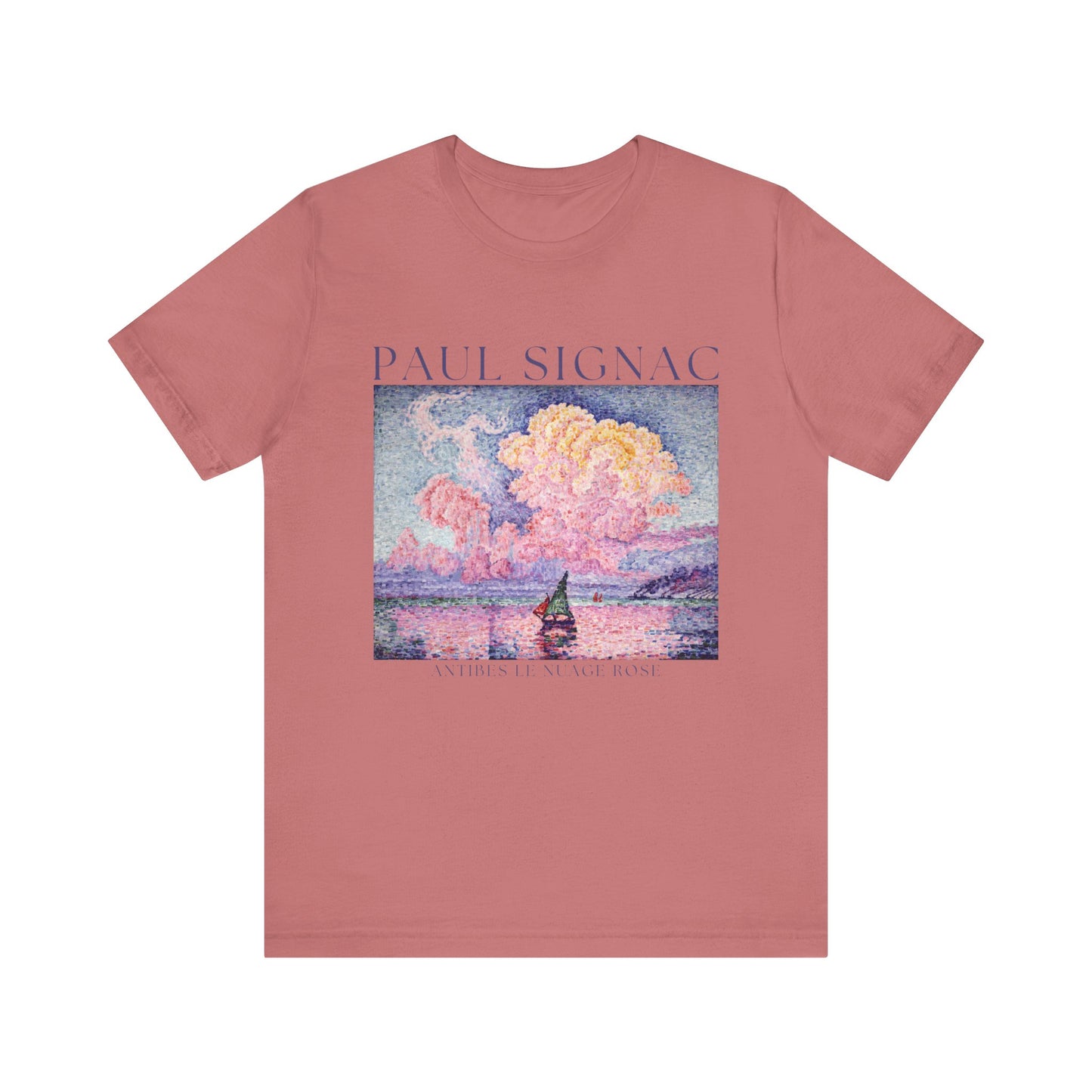 Paul Signac: "Antibes Le Nuage Rose" Graphic T