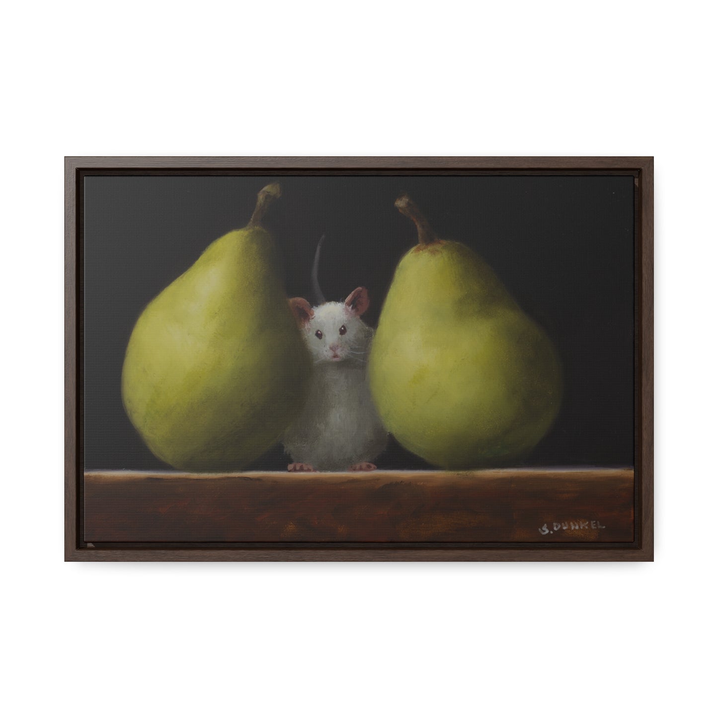 Stuart Dunkel: "Buddies" - Framed Canvas Reproduction