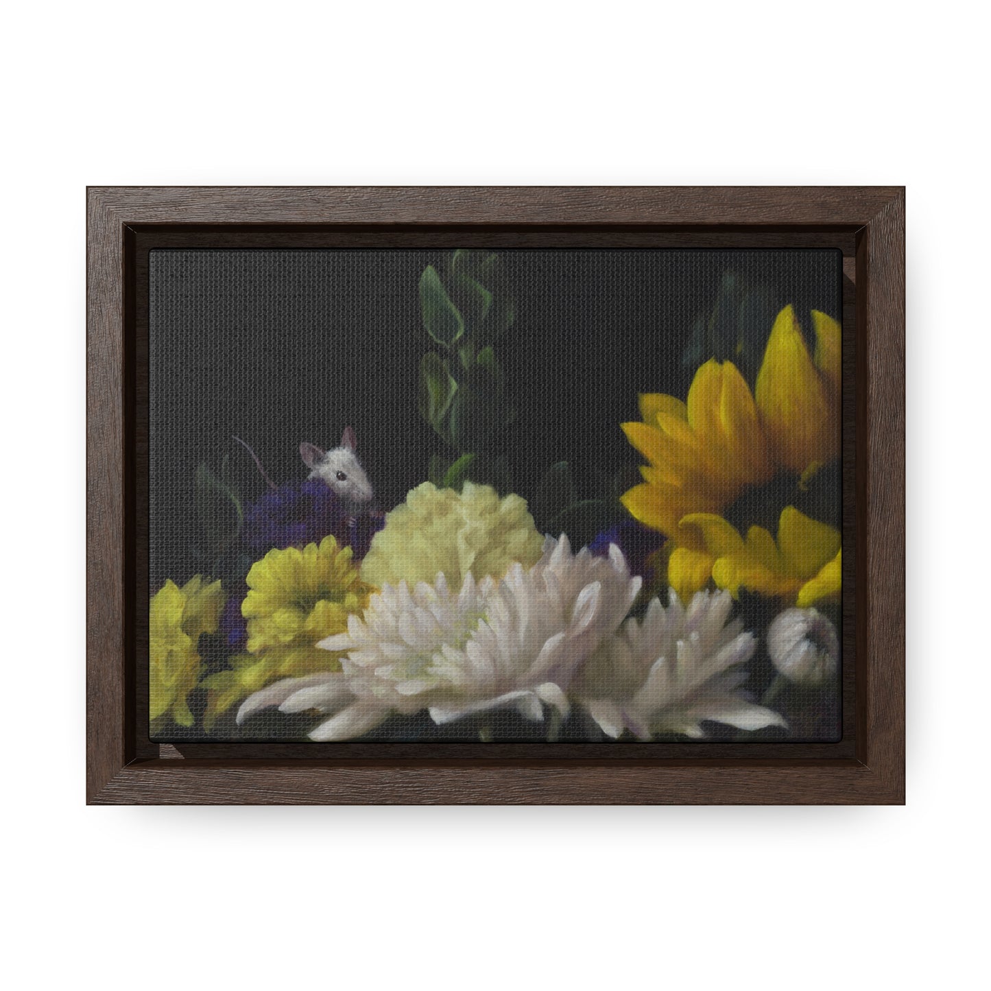 Stuart Dunkel: "Flower Power" - Framed Canvas Reproduction