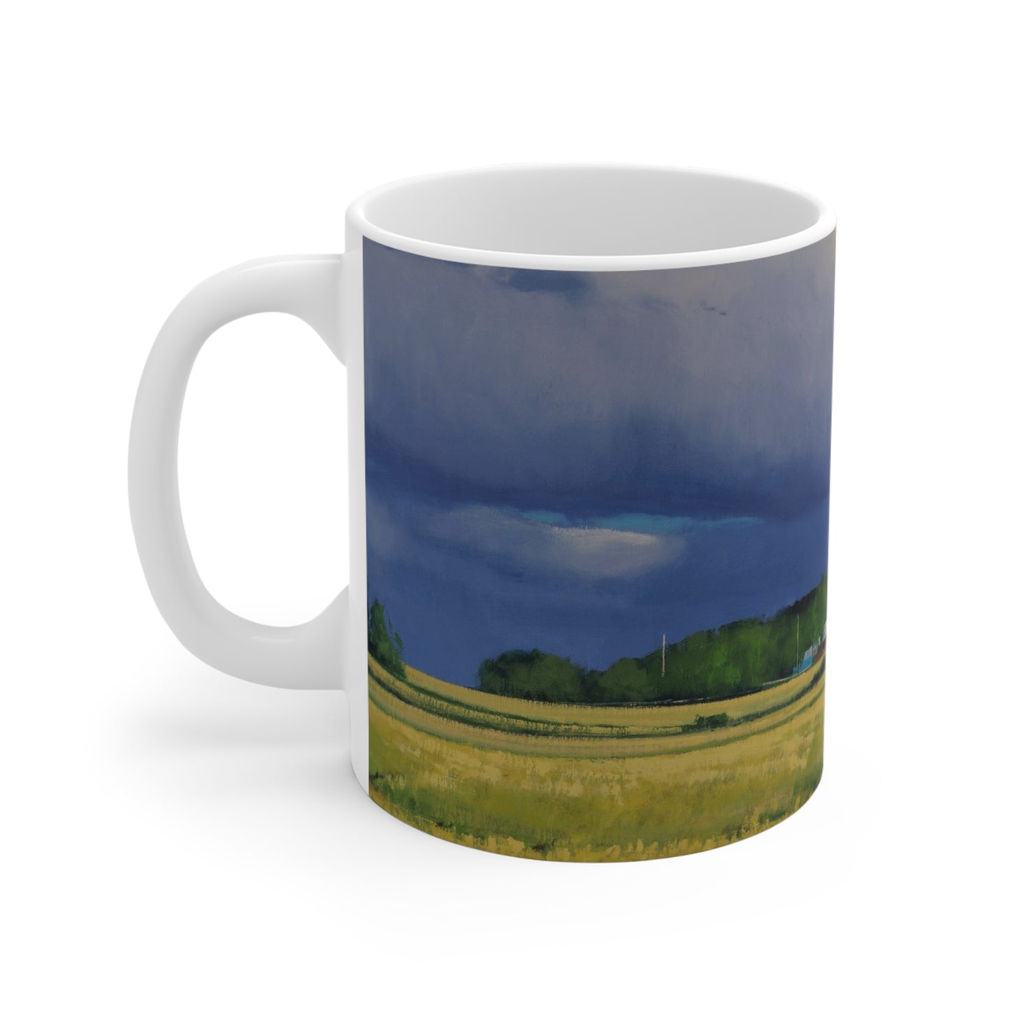 Ben Bauer: "September Fields, Lowry MN" Ceramic Mug (11oz, 15oz, 20oz)