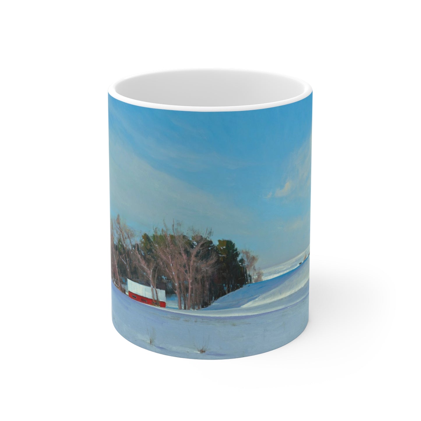 Ben Bauer: "Winter Hills of Somerset" Ceramic Mug (11oz, 15oz, 20oz)